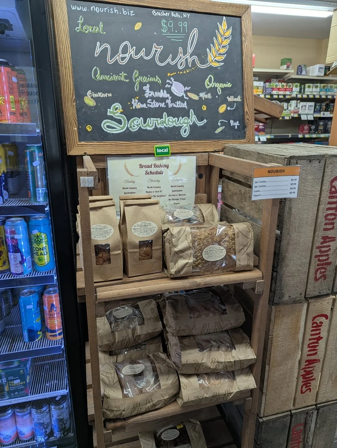 Nourish is back in stock 🤩🎉

#potsdam_food_coop #fresh_bread #locally_made