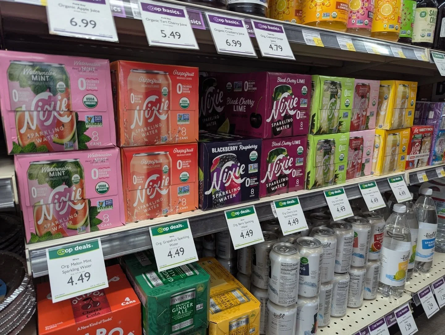 Grab Nixie on this round of Co+op Deals! 
⚡ 8 packs $4.49 each
⚡ 12oz cans 3 for $5

#Potsdam_Food_Coop #nixie #zero_sugar #coop_deals