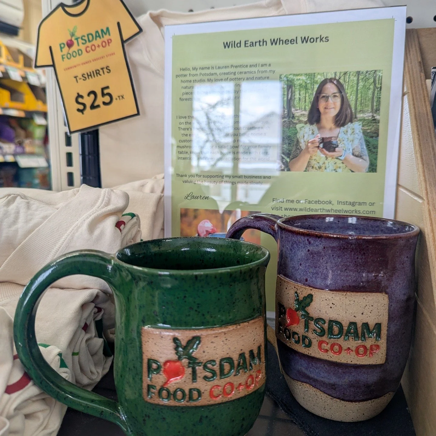 We are so excited to announce that we have had our first delivery of Wild Earth Wheel Works mugs, custom made with our logo! The red one has already been claimed before it even made it to the shelf! There will be more but if you want one from the fir