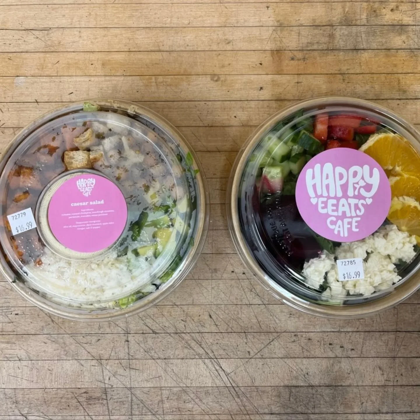 Fresh salads from @happyeeats are available in the deli cooler! Delivered every Monday 🥗💜 support this local business!

#potsdam_food_coop #happyeeats #locally_made #akwesasne_business #support_local