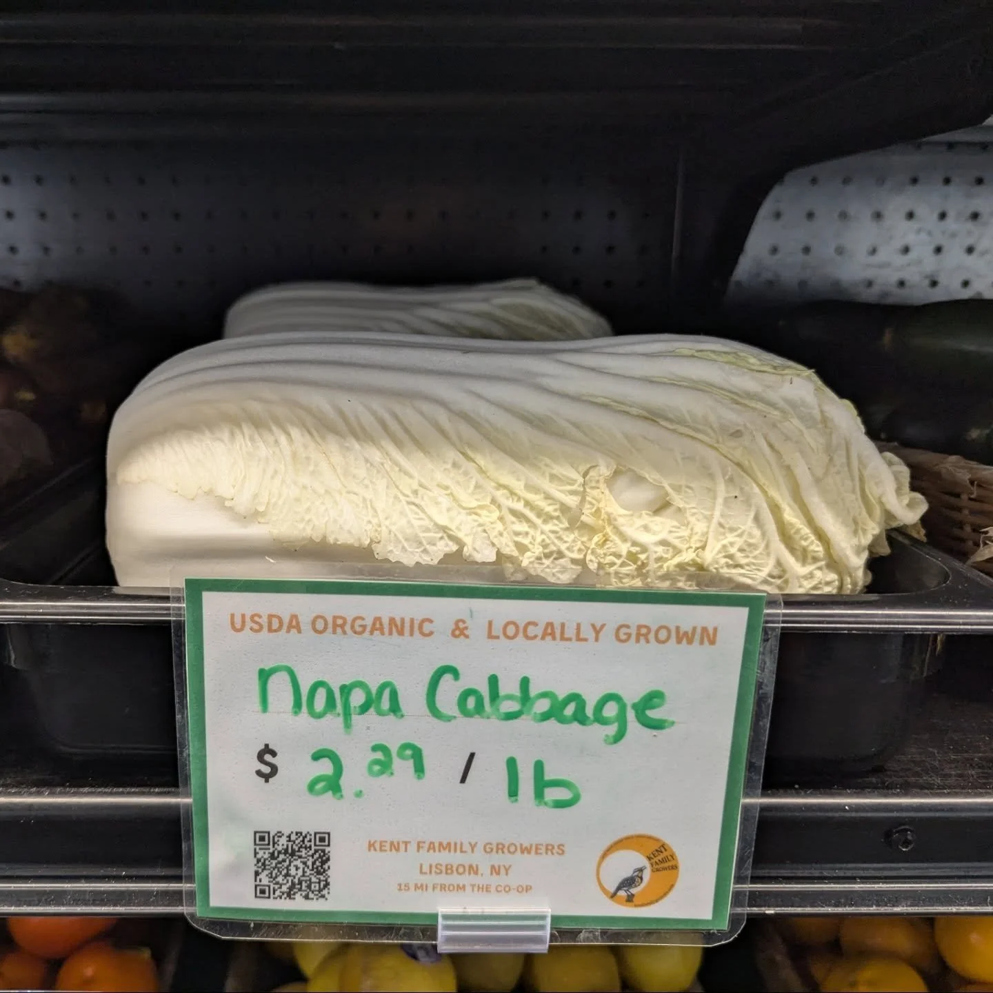 We love local 🤩 come through and support local farmers and the co-op in one trip! 

🟢 Napa cabbage $2.29 per pound
🟢 Purple carrots $2.89 per pound
🟢 Red and gold beets $2.59 per pound
🟢 Carats $2.89 per pound
🟢 Turnips $1.29 per pound
🟢 Red a