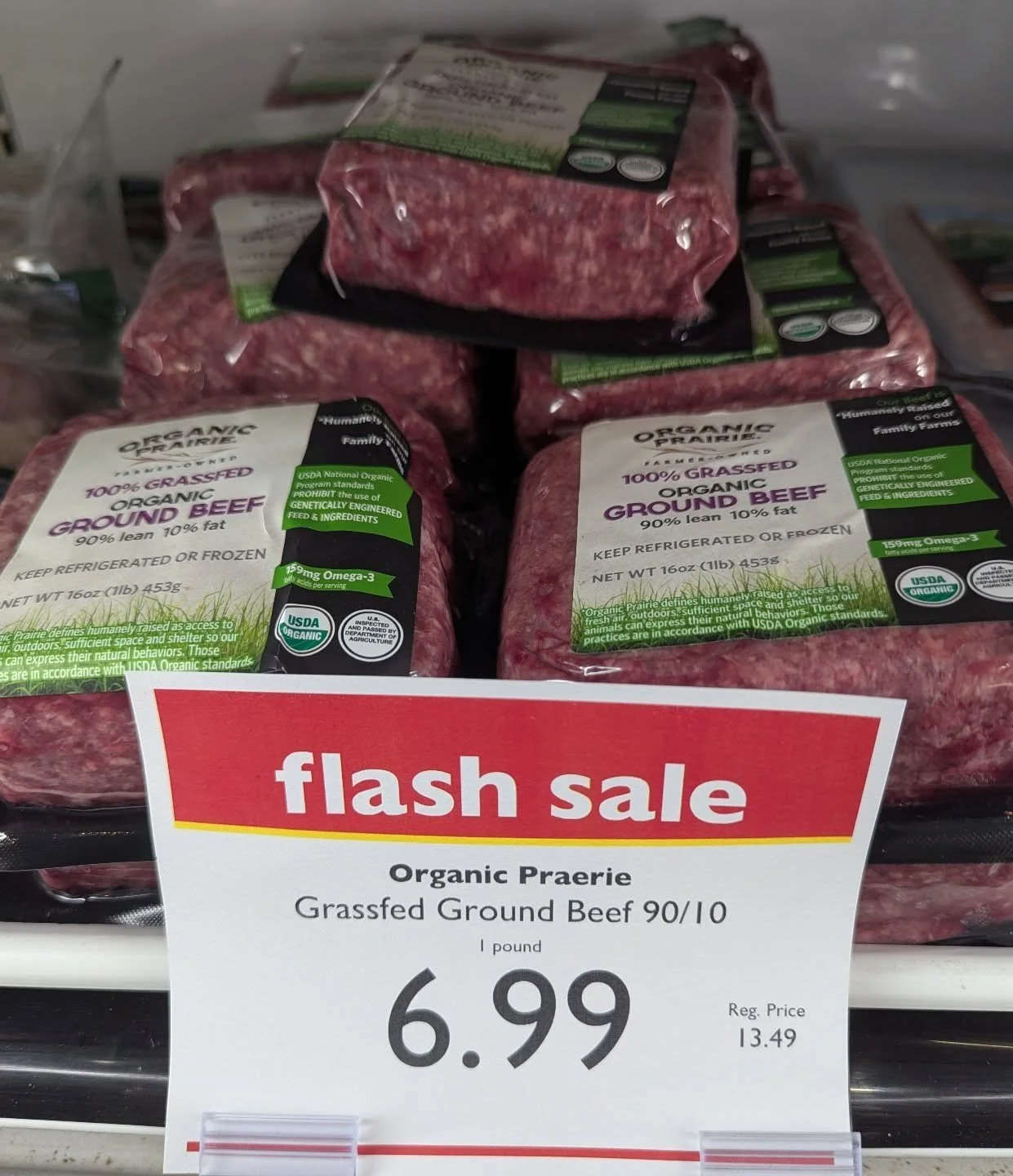 ⚡Flash Sale⚡ 90/10 Beef now available! It always goes fast, come grab yours asap!! 

#potsdam_food_coop #flash_sale #beef #grassfed