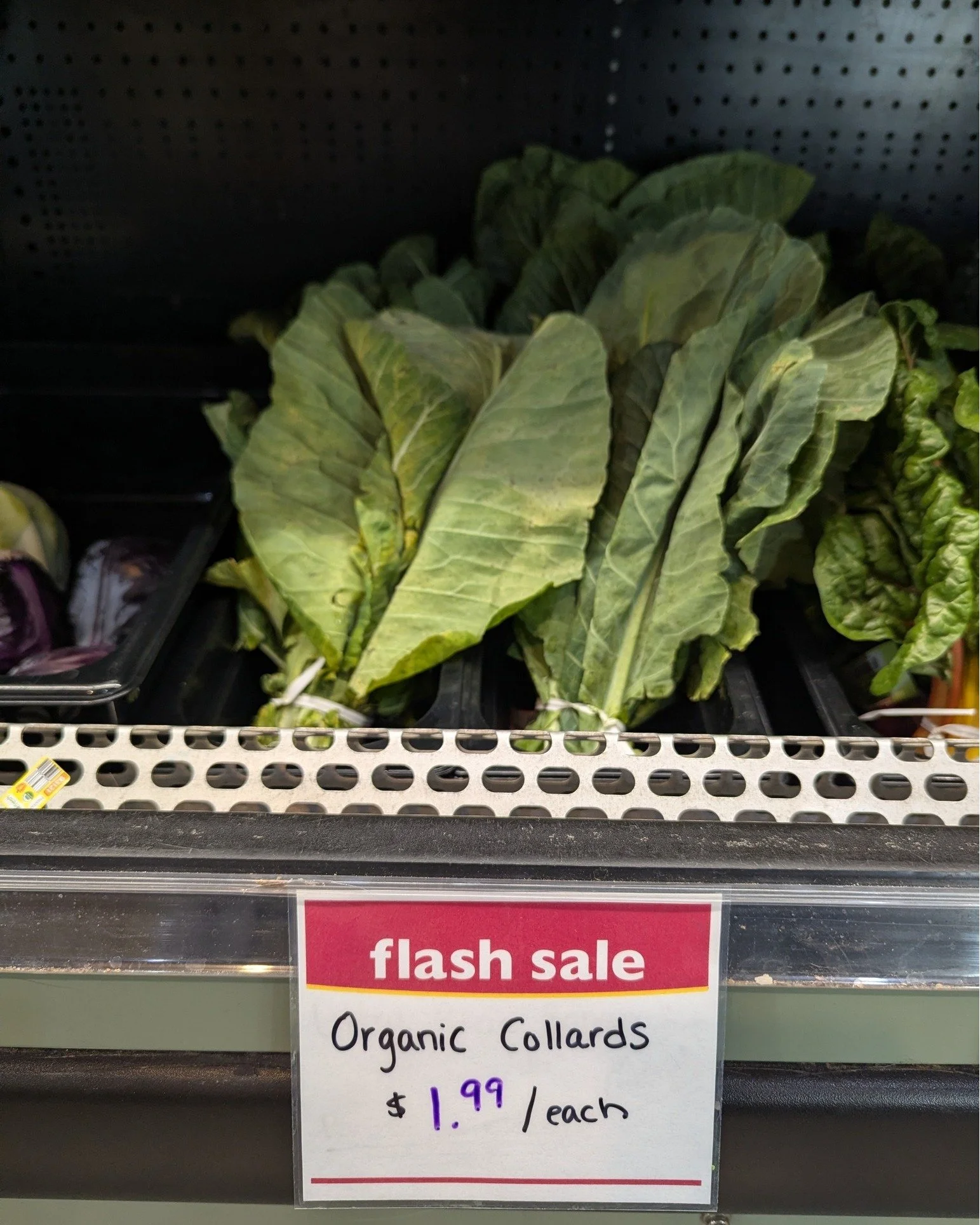 ⚠️Flash Sale Produce⚠️
Organic Collards $1.99 Each
Organic Eggplant $2.99 Each

Freshly Stocked 💚
Organic Rainbow Chard $3.99 Each

COMING SOON 🔺
Locally Grown Spinach from Brandyview Farms!

#Support_The_Coop #Produce #Fresh #Flash_Sale #Coming_So