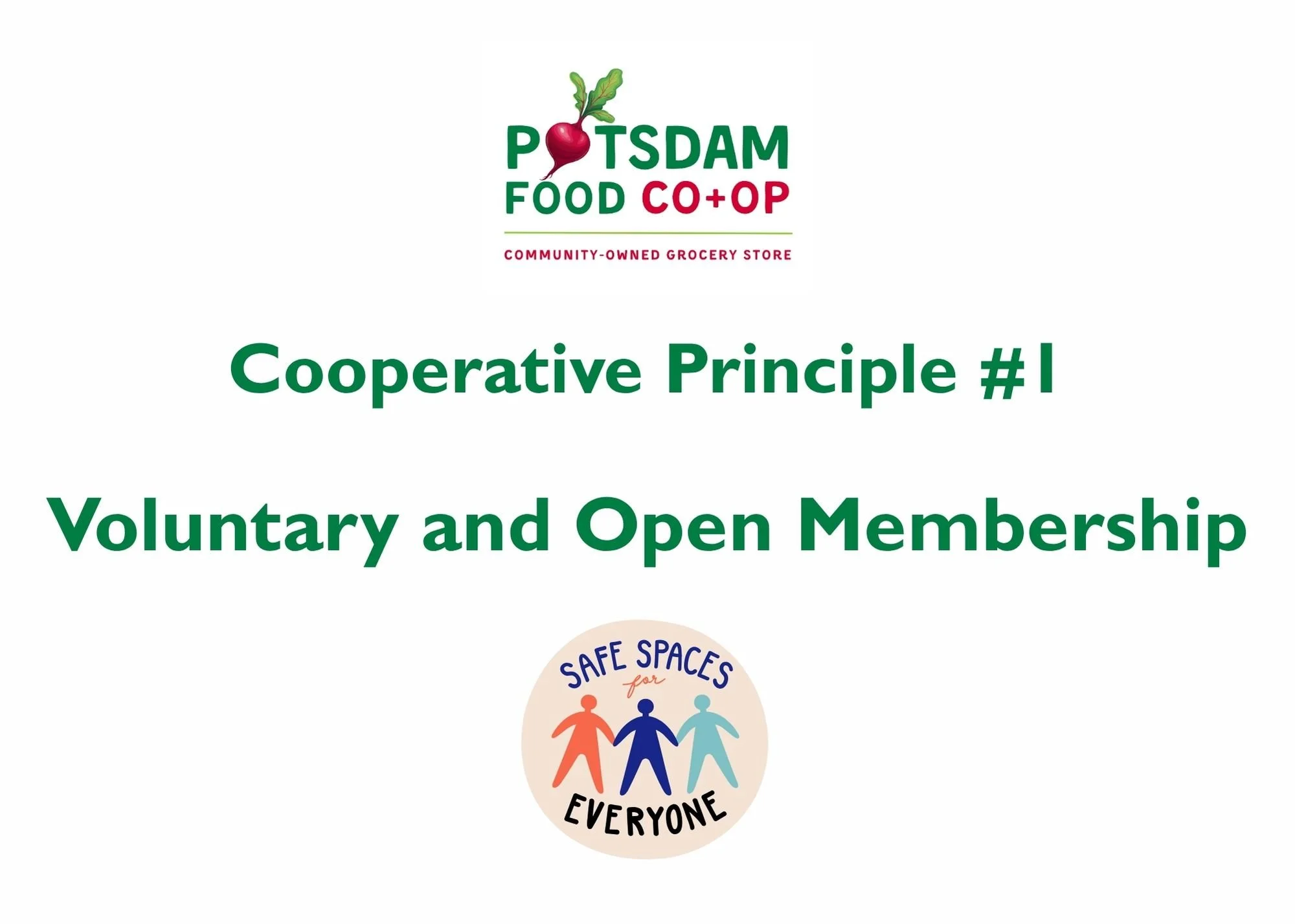 Co-op Principle #1: Voluntary and Open Membership