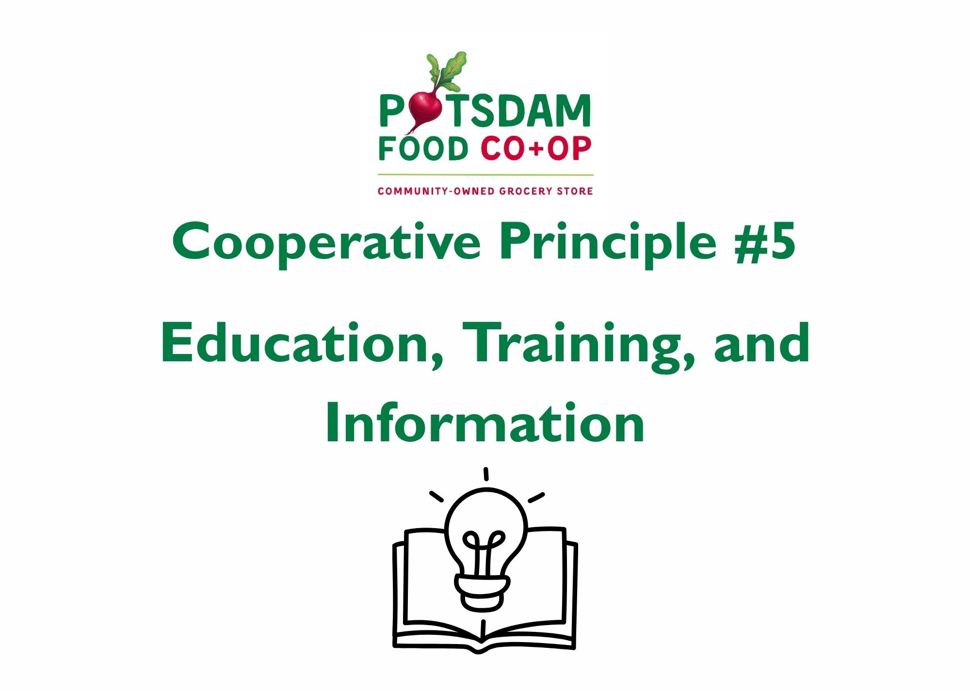 Co-op Principle #5: Education, Training, and Information