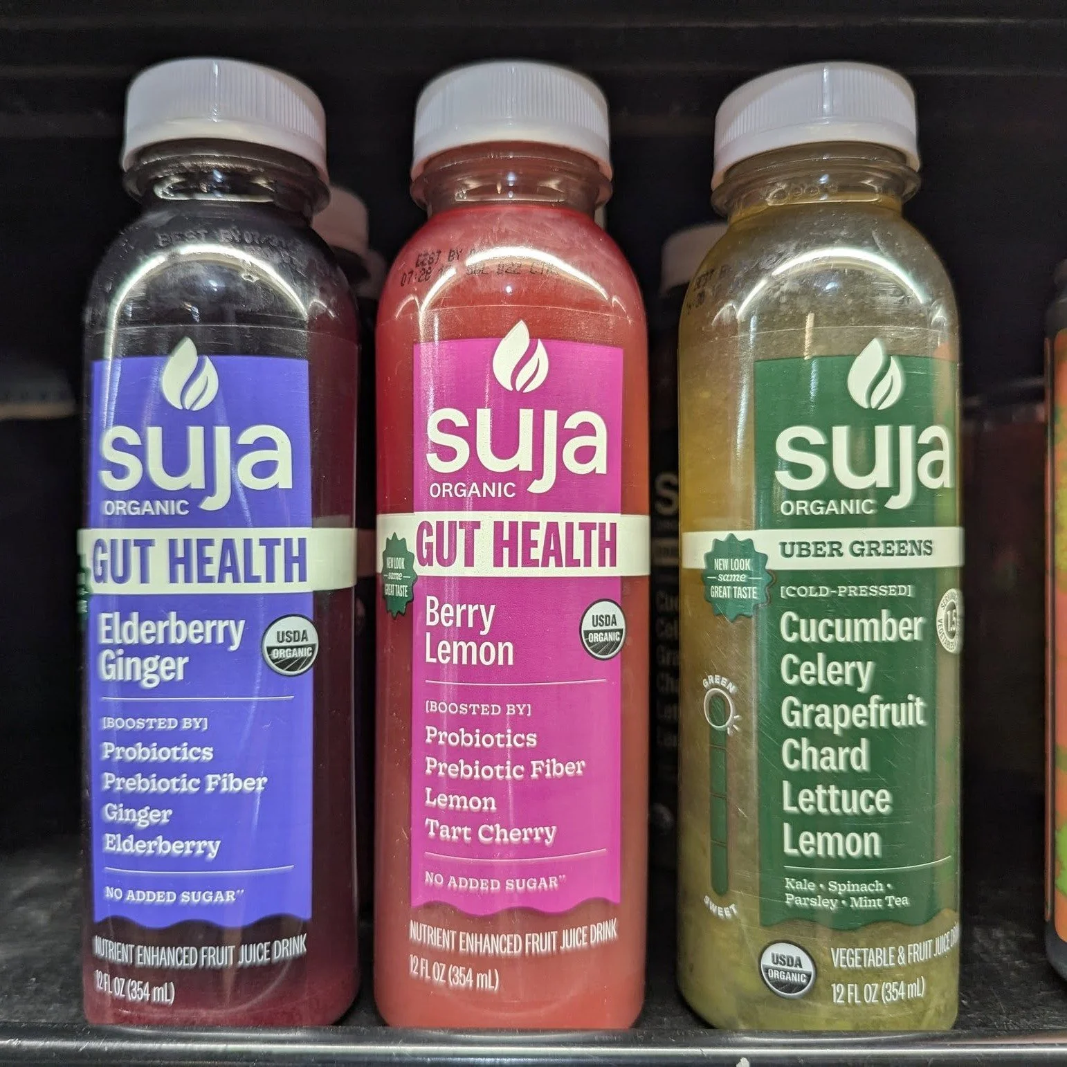 The Return of Suja!
💚 Suja drinks combine USDA Organic, non-GMO, cold-pressed fruits and vegetables with functional, live probiotics and prebiotics, ensuring both nutritional value and digestive support. They utilize High-Pressure Processing (HPP) t