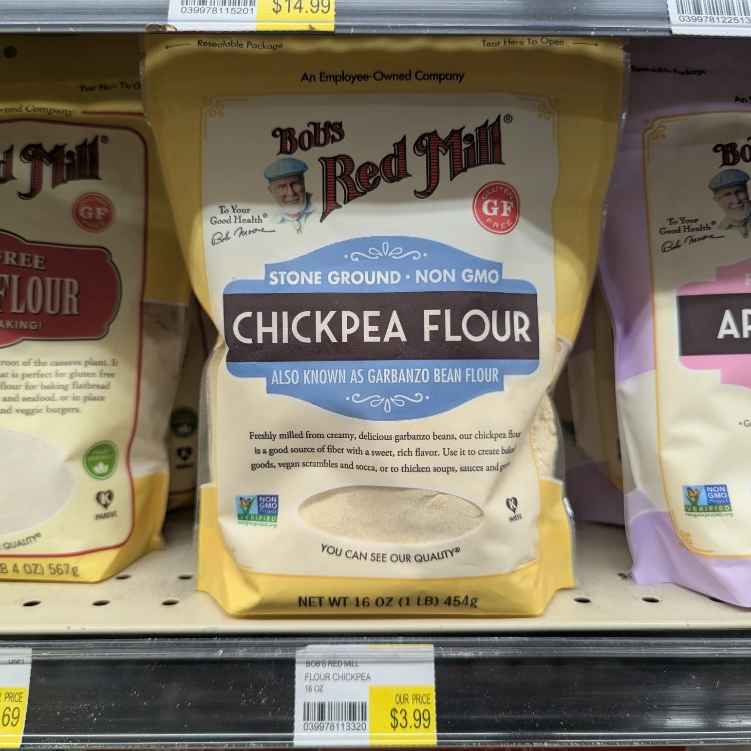 Unfortunately, we can no longer get Chickpea Flour for the bulk department. We still have it available as packaged 16oz bags from Bob's Red Mill! 💛

#Potsdam_Food_Coop #Chickpea_Flour #Bobs_Red_Mill