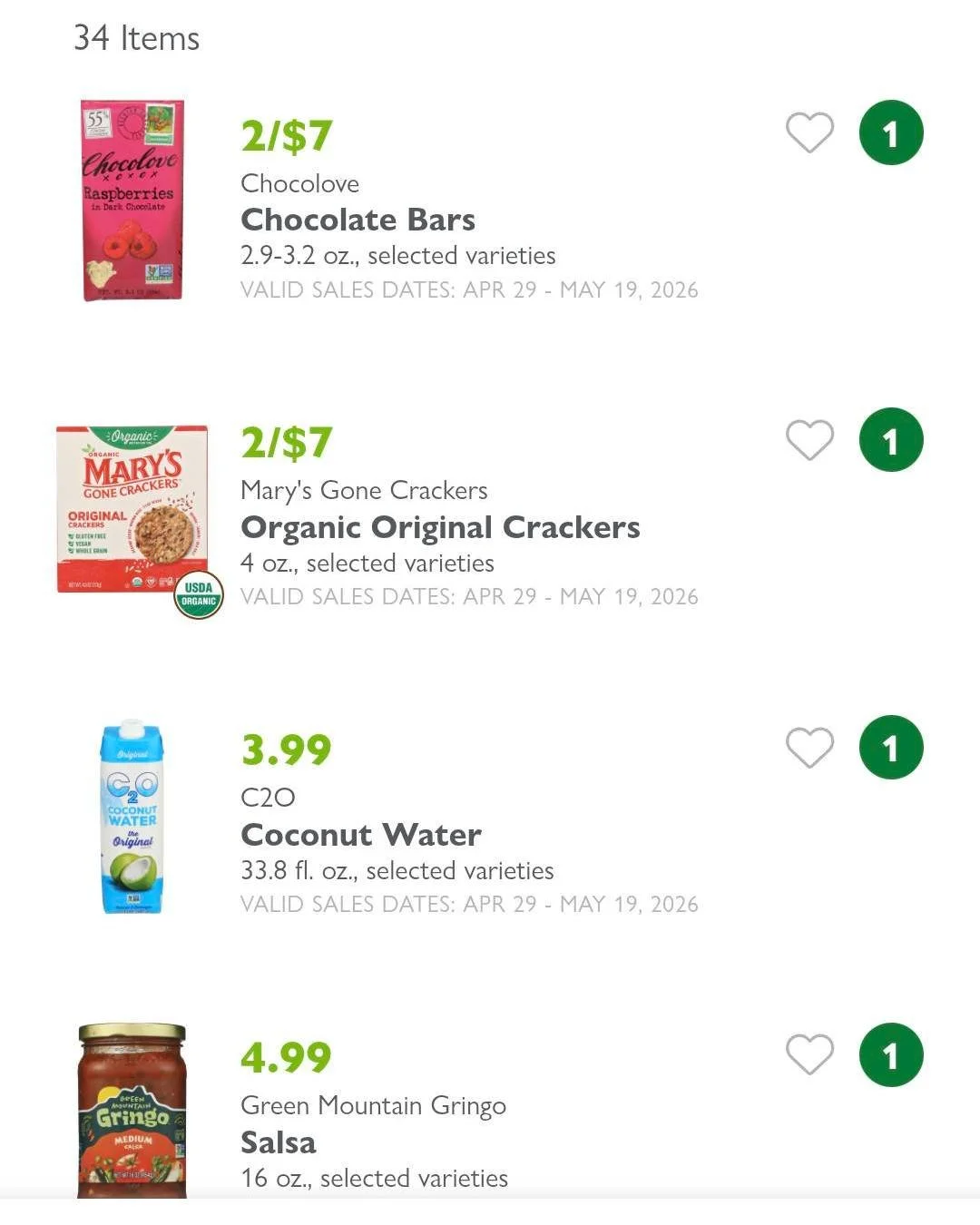 Did you know you can make a shopping list in the Co+op Deals app? We don't carry everything listed, but we usually have a lot of them, and we also have deals on items not listed! It's still a useful tool when budgeting for your shopping trip. Here is