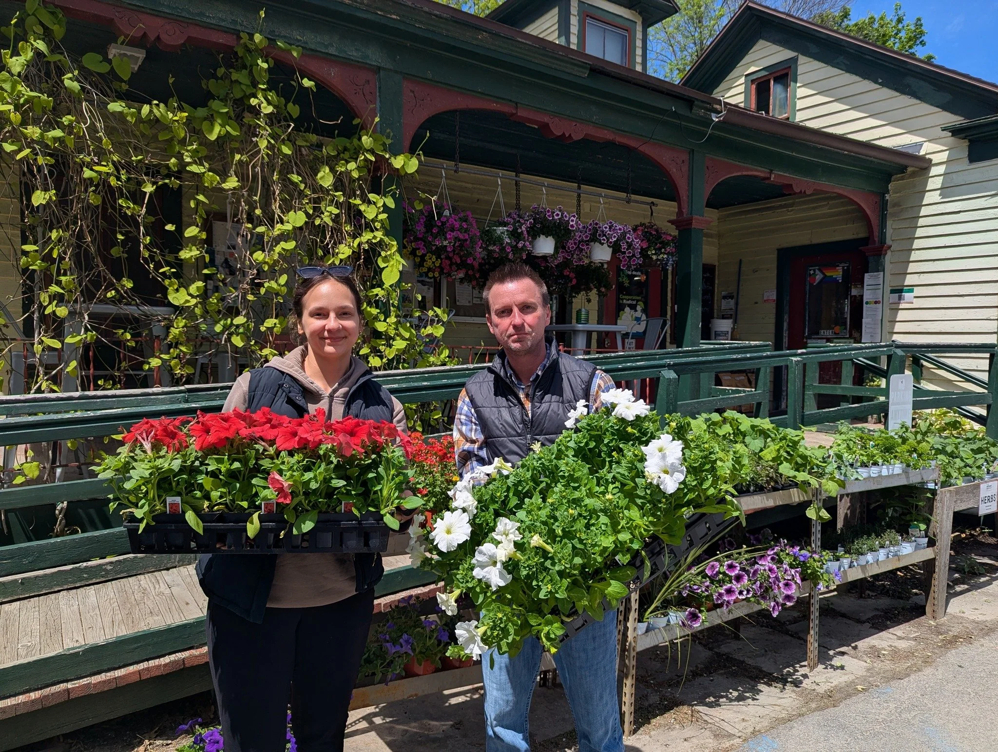 💐 Memorial Day Plant Sale 💐
Buy 2 Get 1 Free, Mix &amp; Match equal or lesser value, individual and packs of plants!!! Hanging Baskets 10% Off 😍

All St Lawrence Nursery plants are 10% off (not B2G1)

#potsdam_food_Coop #plant_Sale #Memorial_Day_W