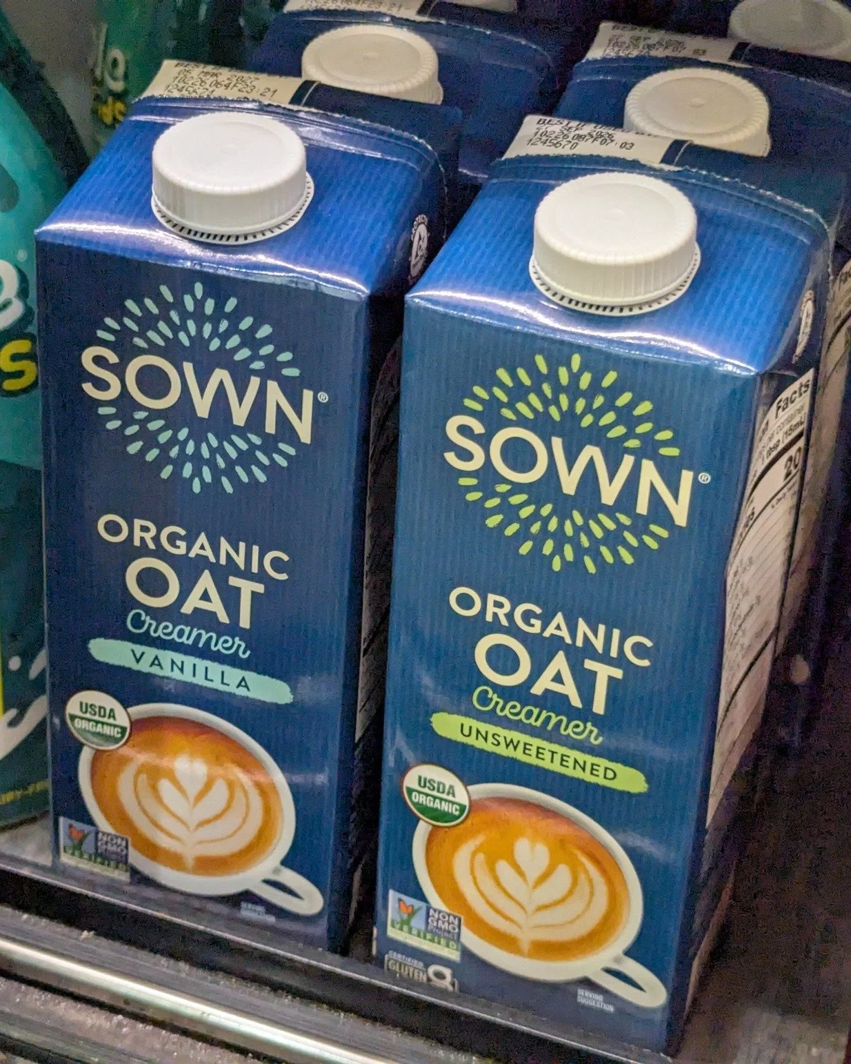 Good Morning from the Potsdam Food Co-op!
🥛 Now Available from Sown: Organic Oat Creamer in Vanilla &amp; Unsweetened
☕ Grab your favorite coffee from St Lawrence Valley Roasters! Also available in bulk.

#Potsdam_Food_Coop #Oat_Milk #Local_Coffee #