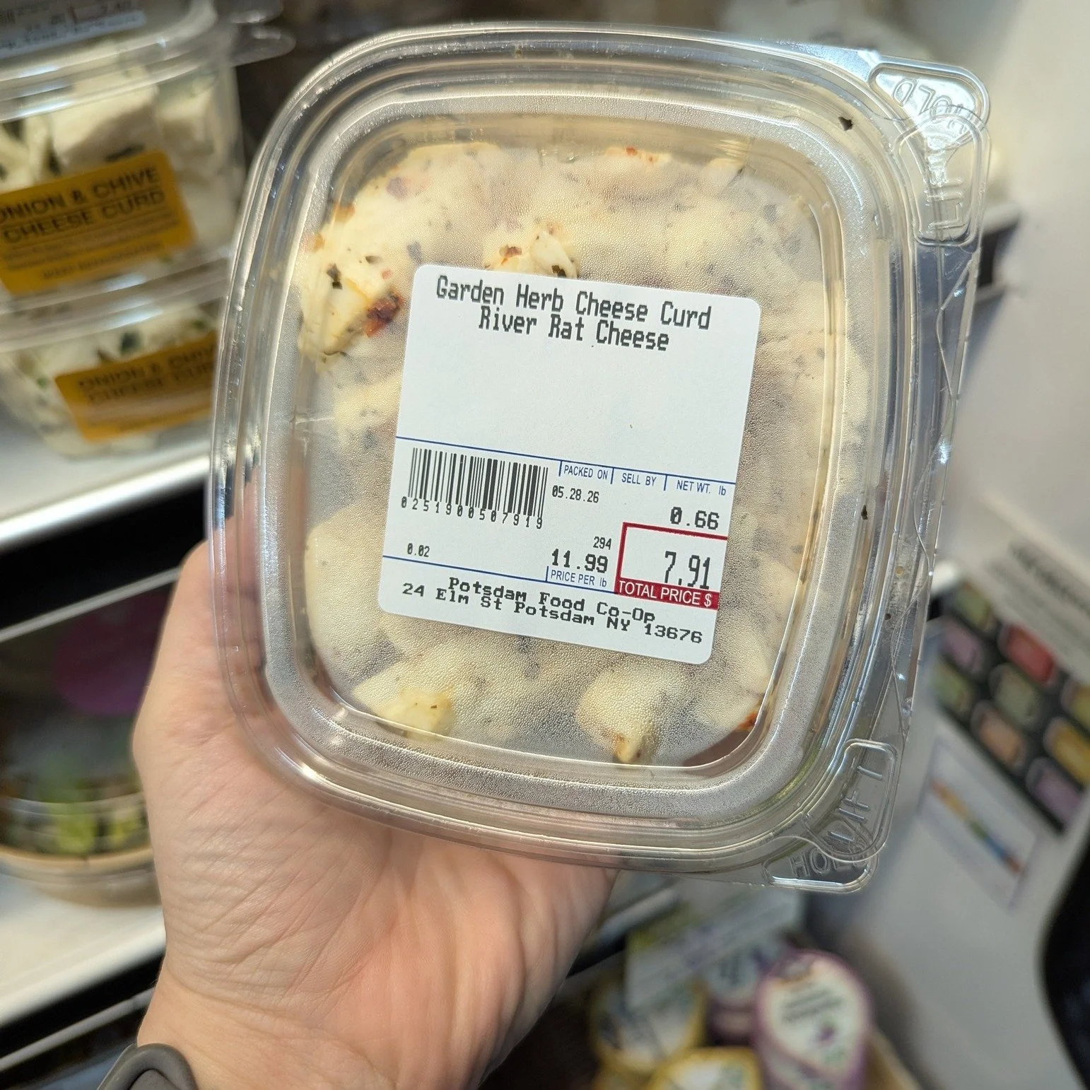 We're restocked on your favorite cheeses from local vendor, River Rat Cheese! 🧀

#Potsdam_Food_Coop #River_Rat_Cheese #Cheese_Curd #Cheese_Spread #Cheese_Block