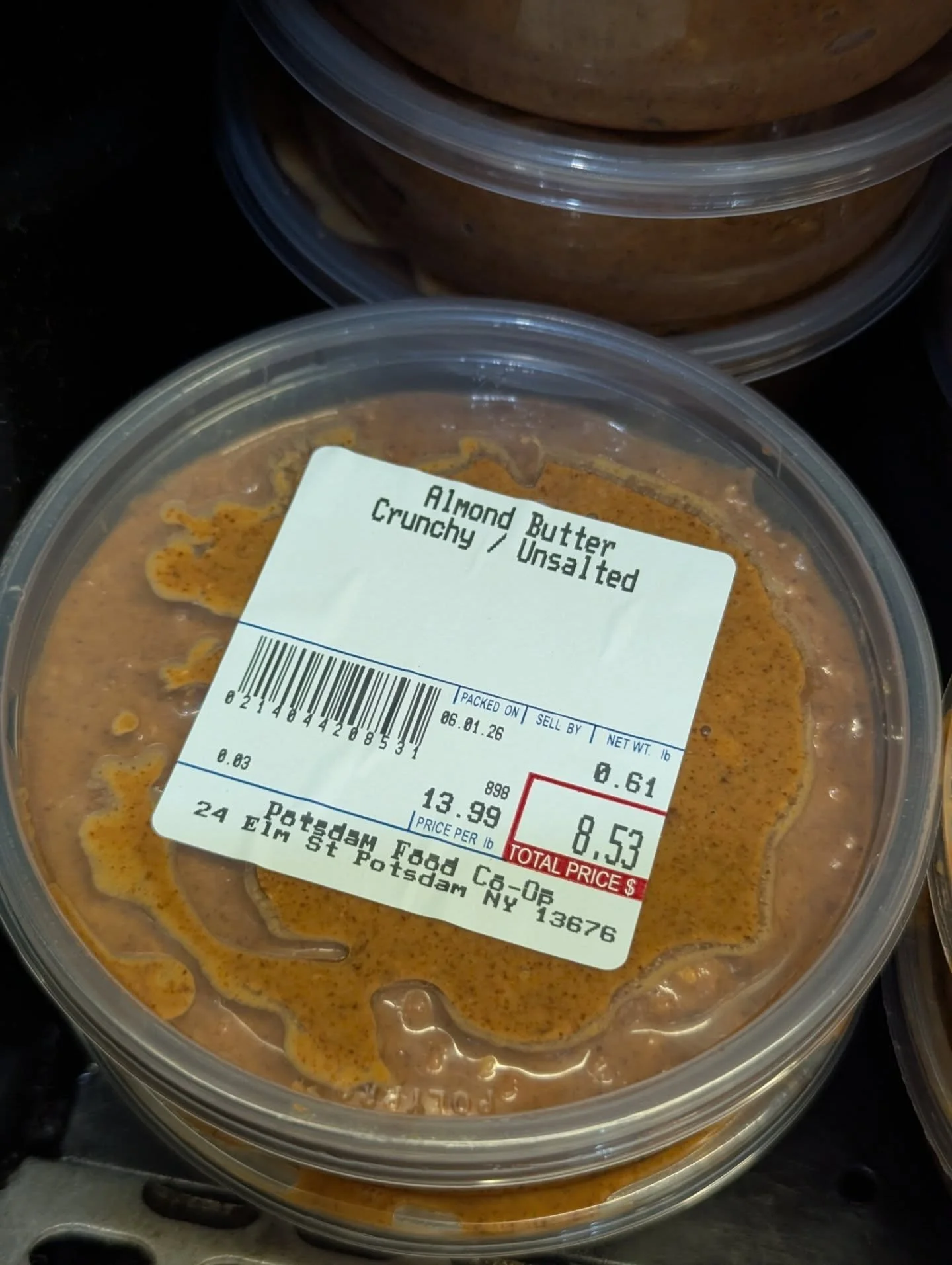 🥜 Co-op packed goodness 🤩
From crunchy unsalted almost butter, to organic smooth peanut butter, and tahini, we have a whole variety! 

#potsdam_food_coop #peanut_butter #almond_butter