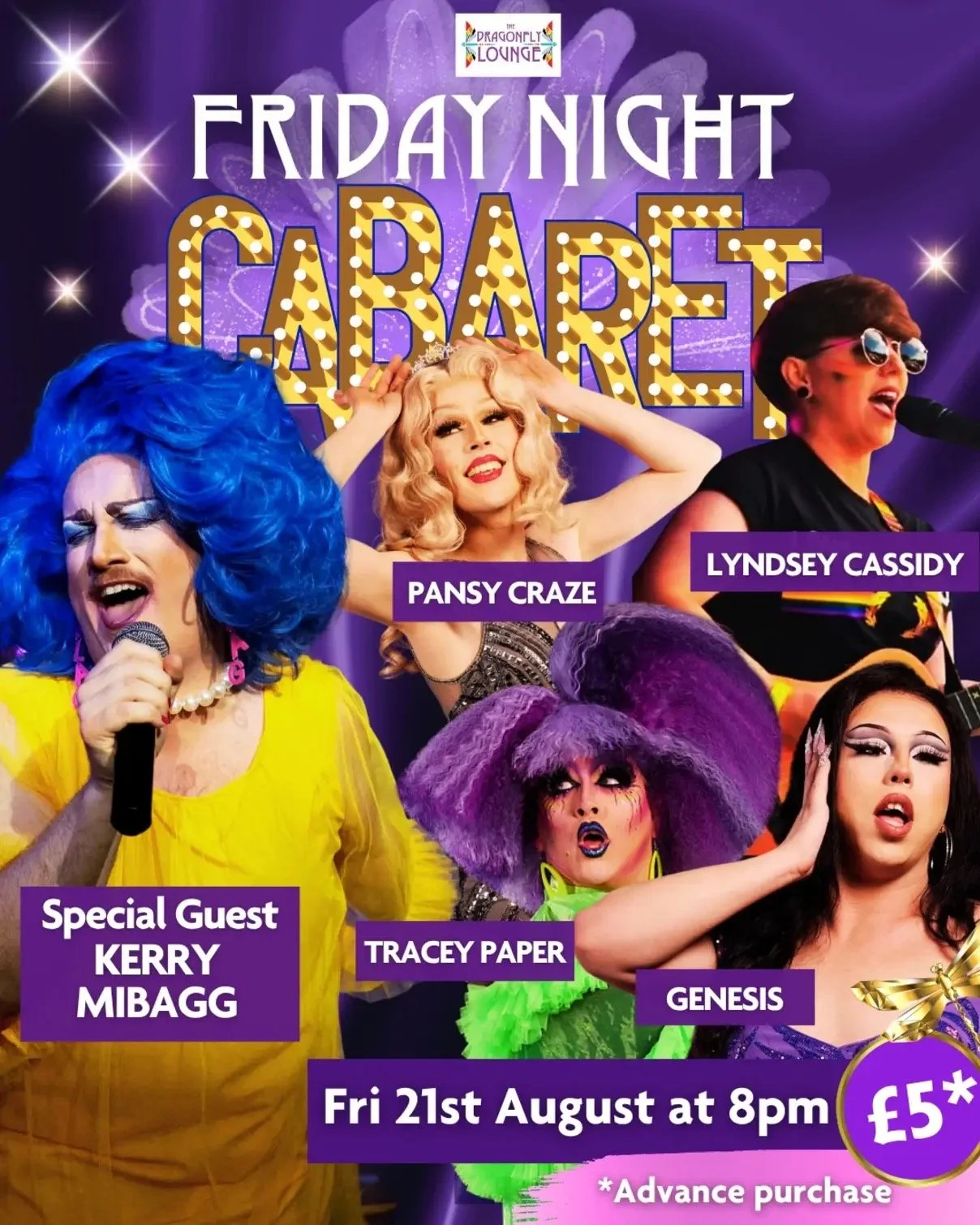 Friday Night Cabaret at The Dragonfly Lounge