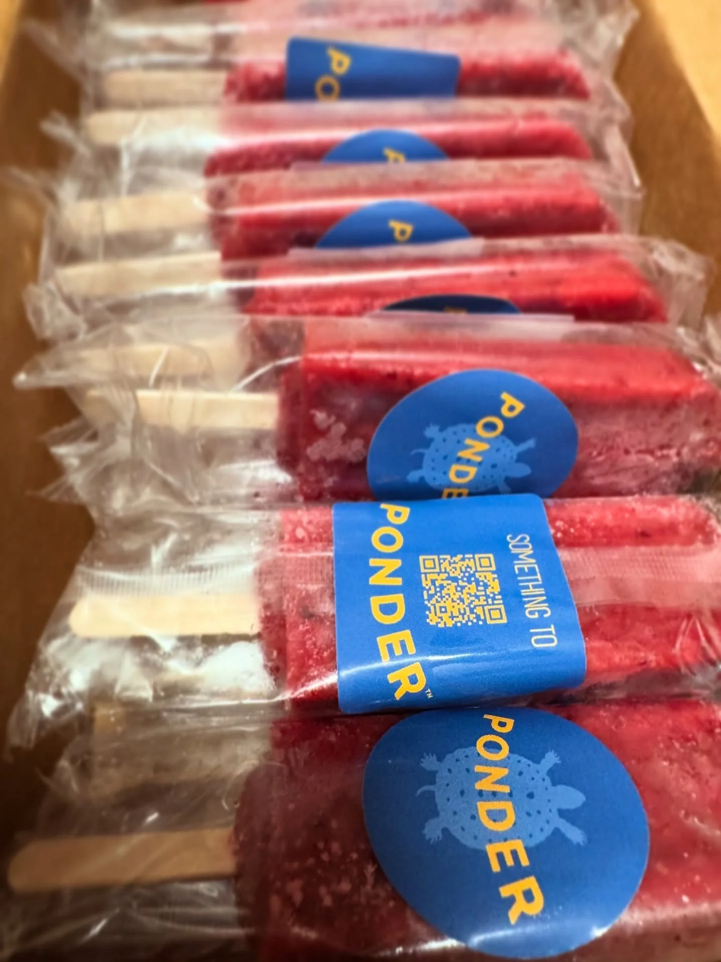✨ Did you know our popsicles can be customized?! We made these for @wendellfallsnc and they were cute and functional!  We can make your sweet treat as unique as your event 🍓❄️ Whether it&rsquo;s a corporate event, wedding, or birthday party, we&rsqu