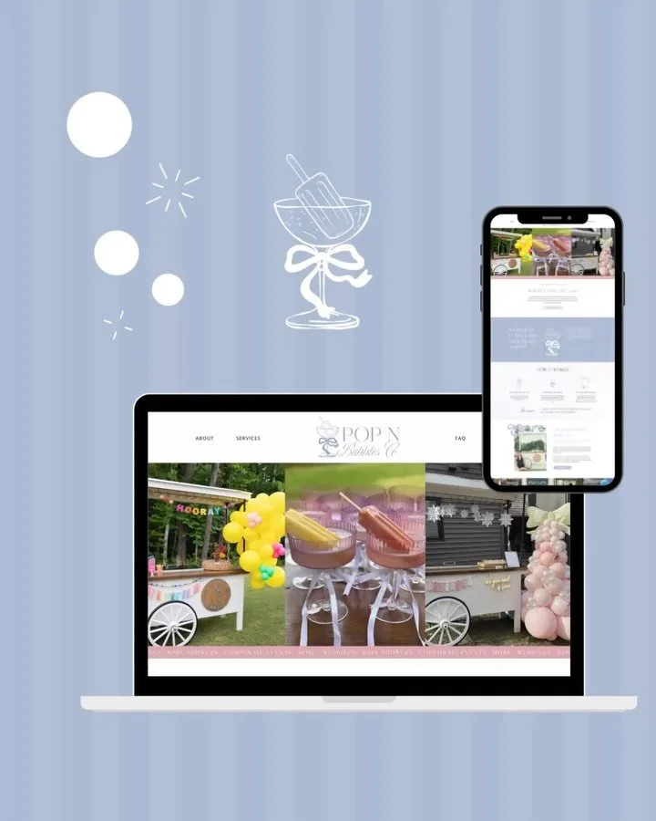 ✨ BIG NEWS! ✨ Our brand new Pop N Bubbles Co. website is officially LIVE! 💻🥂
Take a peek ➡️ www.popnbubblesco.com

This redesign is everything I dreamed of&mdash;vibrant, fun, joyful, and full of bubbly magic that perfectly captures who we are. Fro