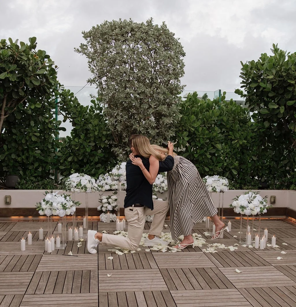 Marriage Proposal on The Rooftop of The Ray Hotel