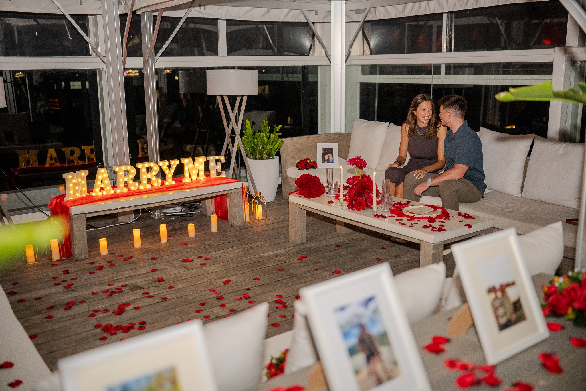 Rooftop Marriage Proposal 