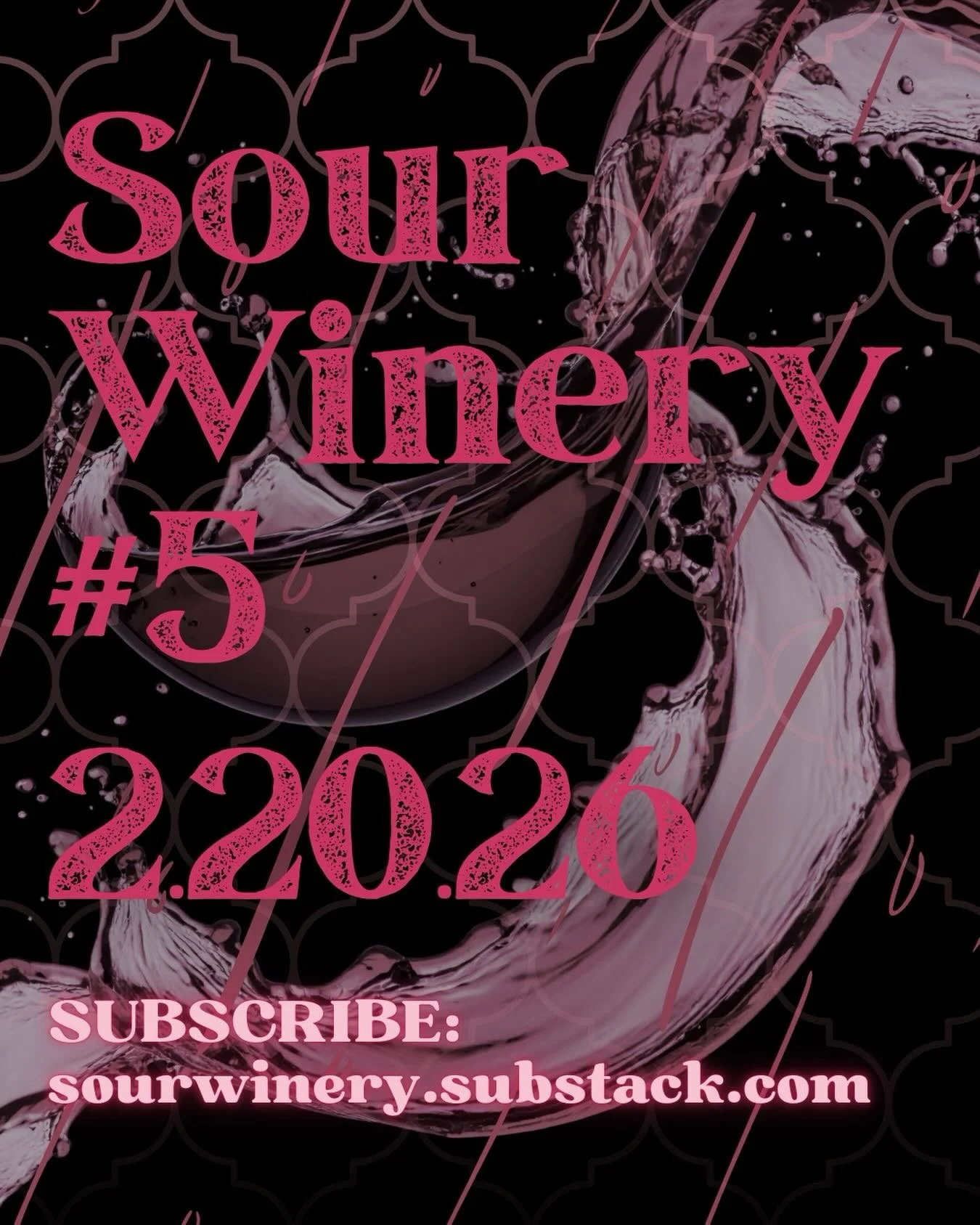 Our newsletter, Sour Winery, comes out this Friday. Be sure to subscribe so it&rsquo;s delivered right to you! Includes some submissions from Bitter Word too 😵

#indiepress #literarycommunity #writersofinstagrampoetry #writersofinsta