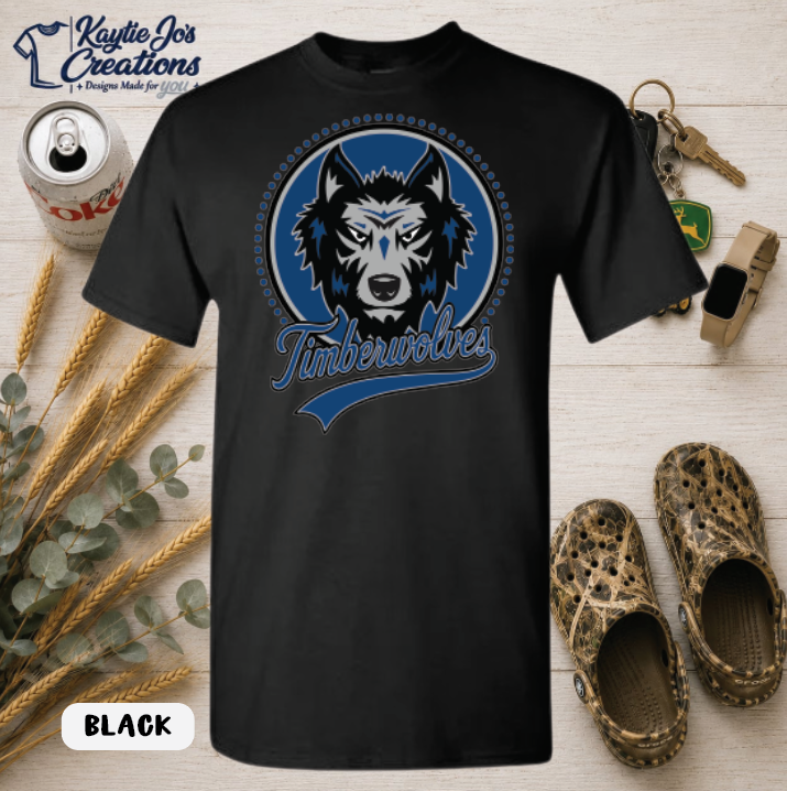 Okaw Valley Timberwolves Vintage Mascot Spiritwear