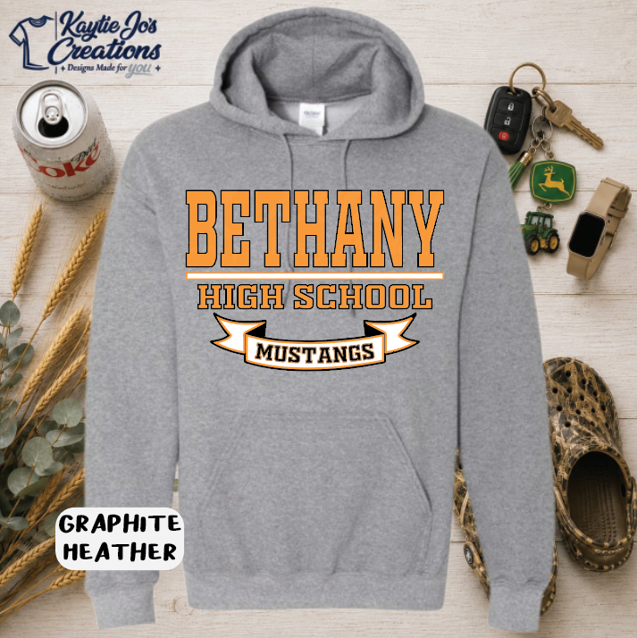 Bethany High School Mustangs Classic Spirit Wear