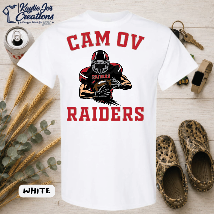 CAM OV Raiders Football Spirit Wear | Running Back