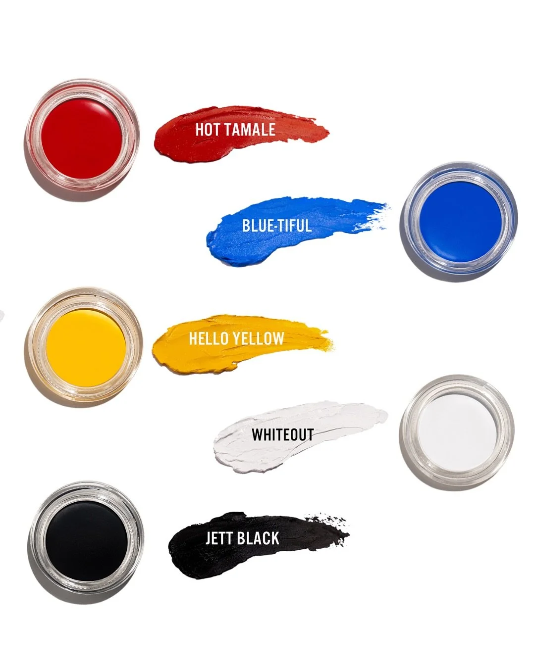 🎨 NEW DROP: The Artist Essentials Palette is HERE!
Our best-selling Play Pots in 5 bold, primary shades &mdash; Hot Tamale, Blue-tiful, Hello Yellow, Whiteout, and Jett Black &mdash; now bundled to bring every creative vision to life.

🌈 Waterproof