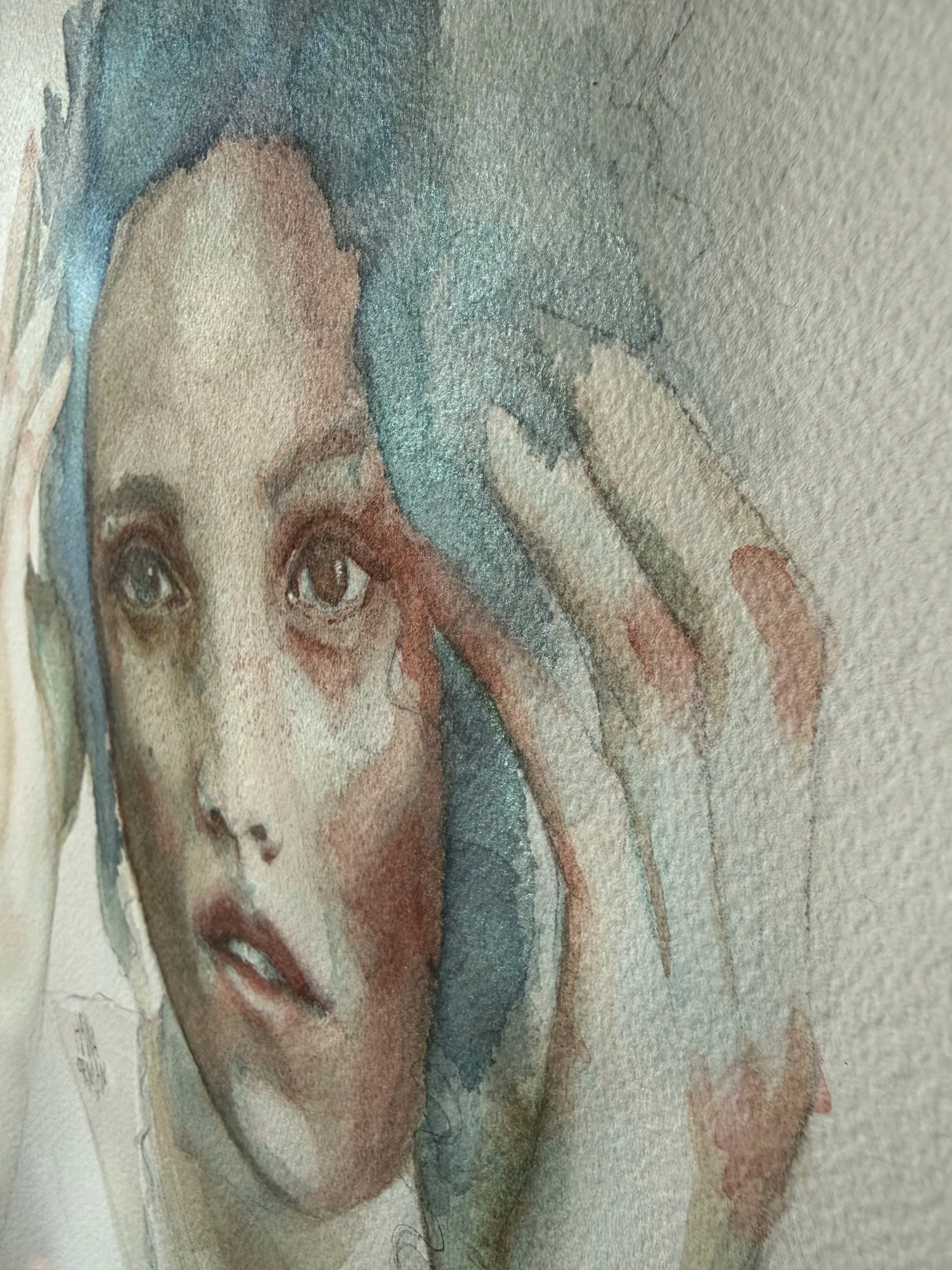 “Sea Witch” 10x14” watercolor on paper