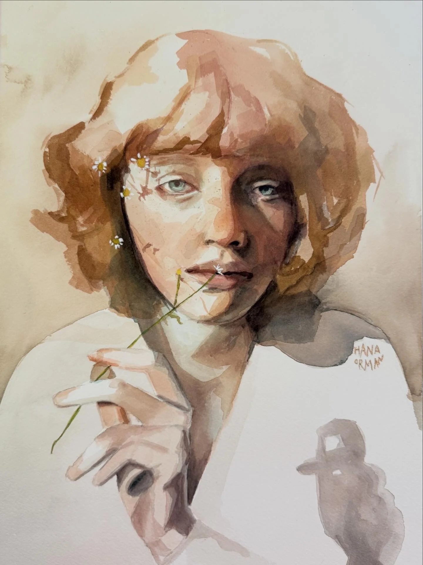 Watercolor on 10x14” paper