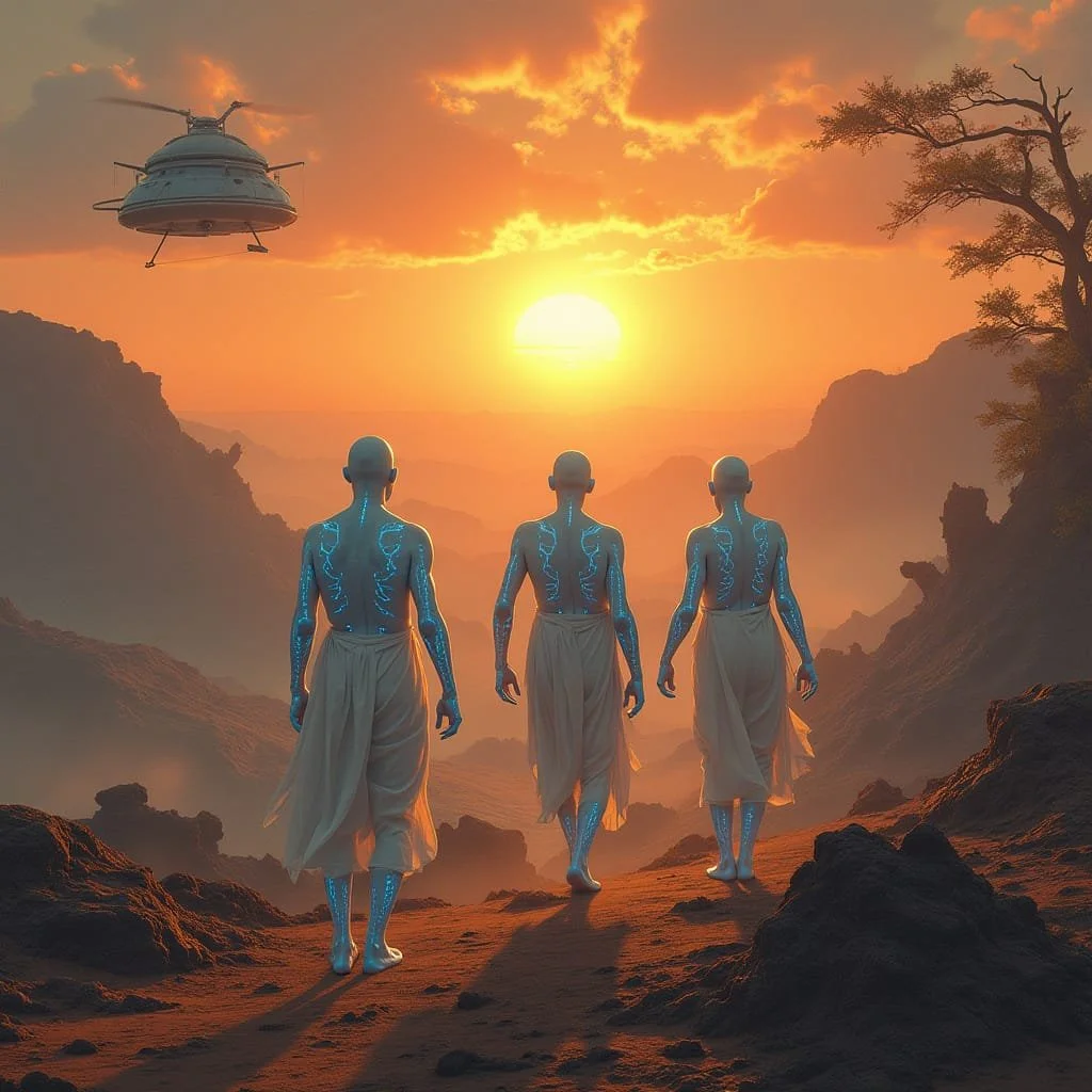 Drie klonen, die voortaan door de wereld gaan als Agrippa, Gaius en Julius worden afgezet op de nieuwe planeet. Zij moeten waar mogelijk allianties afsluiten, en indien niet mogelijk een overwicht bewerkstelligen.