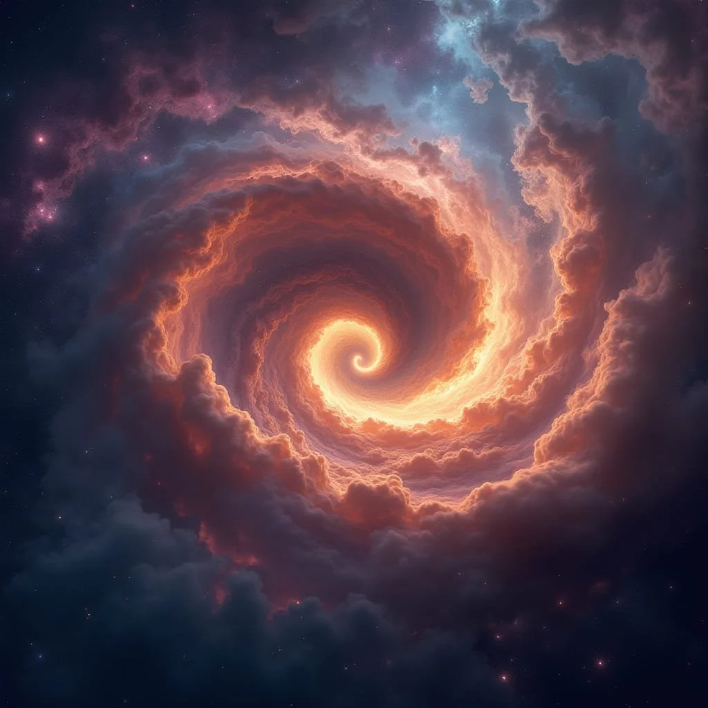 ....verborgen achter een vortex...