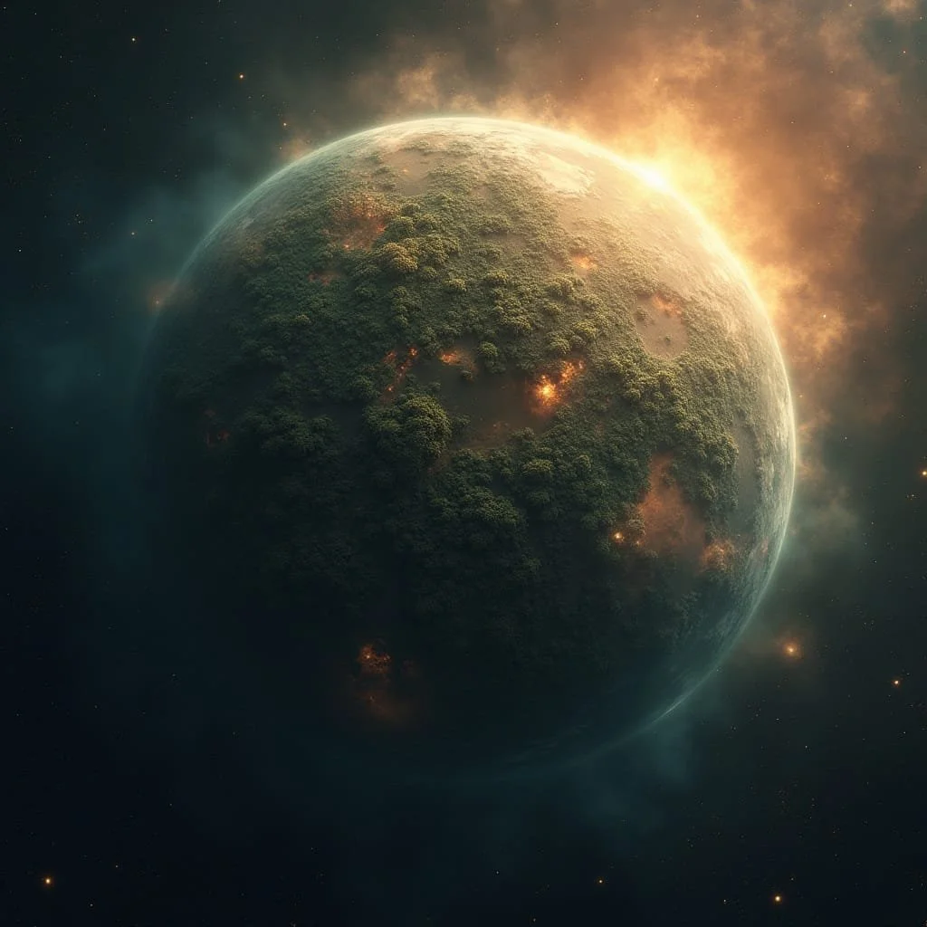 ...bestond ooit een planeet die zo vol leven was, dat ze Qenya genoemd werd.
