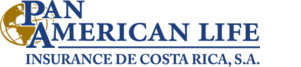 Logo of American Life Insurance de Costa Rica, S.A., with a blue background and gold globe design