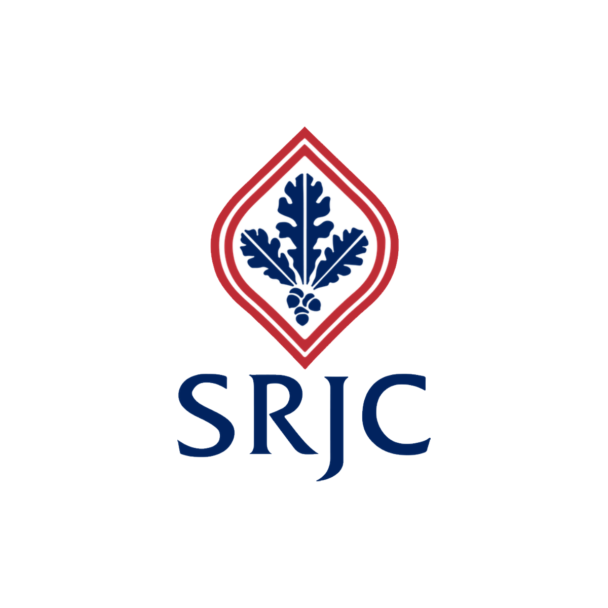 The logo of the Society of Jesus, featuring a stylized leaf and the acronym 'SJ' in dark blue beneath it.