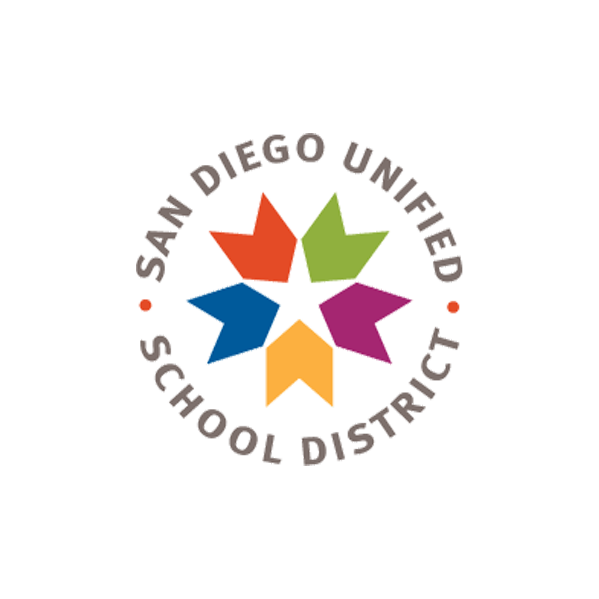 Logo with five colored arrows pointing inward and surrounding text that reads "SHOULD I GO OUT?"