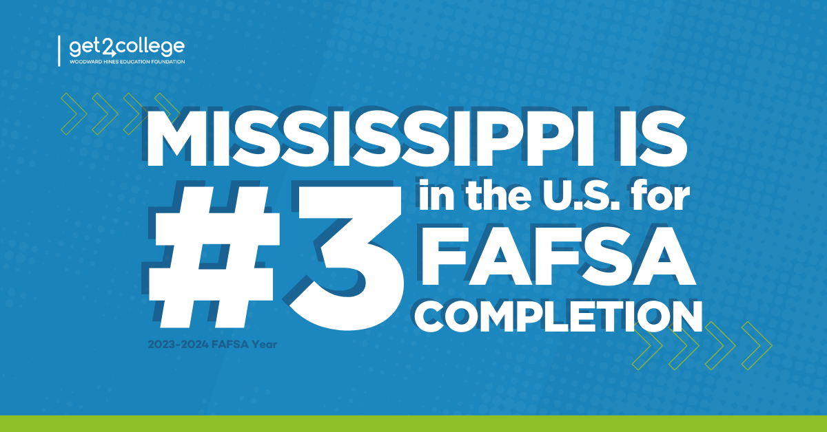 Mississippi Ranks Third in FAFSA Completion