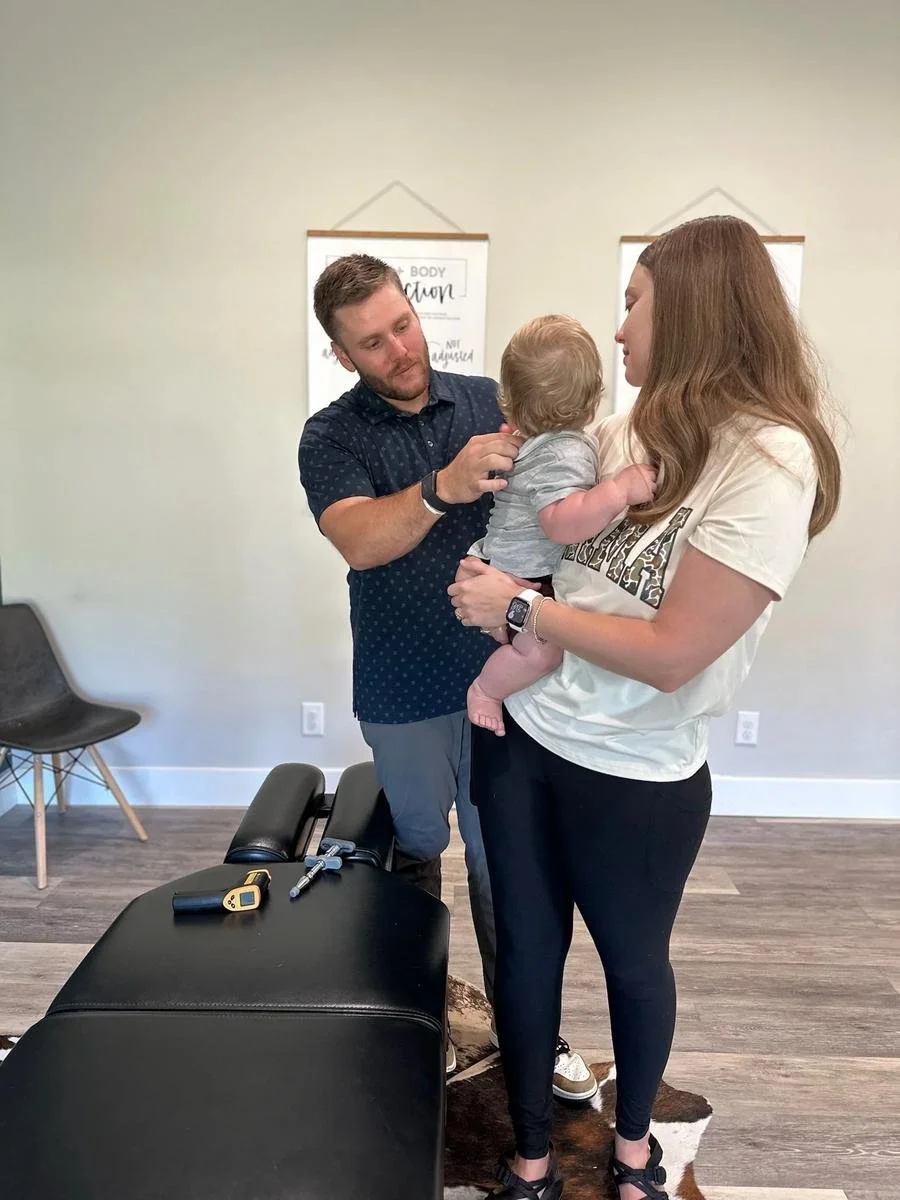 Tongue tie family consultation with Dr. Collin Walding at Social House Chiropractic in Prosper, TX.
