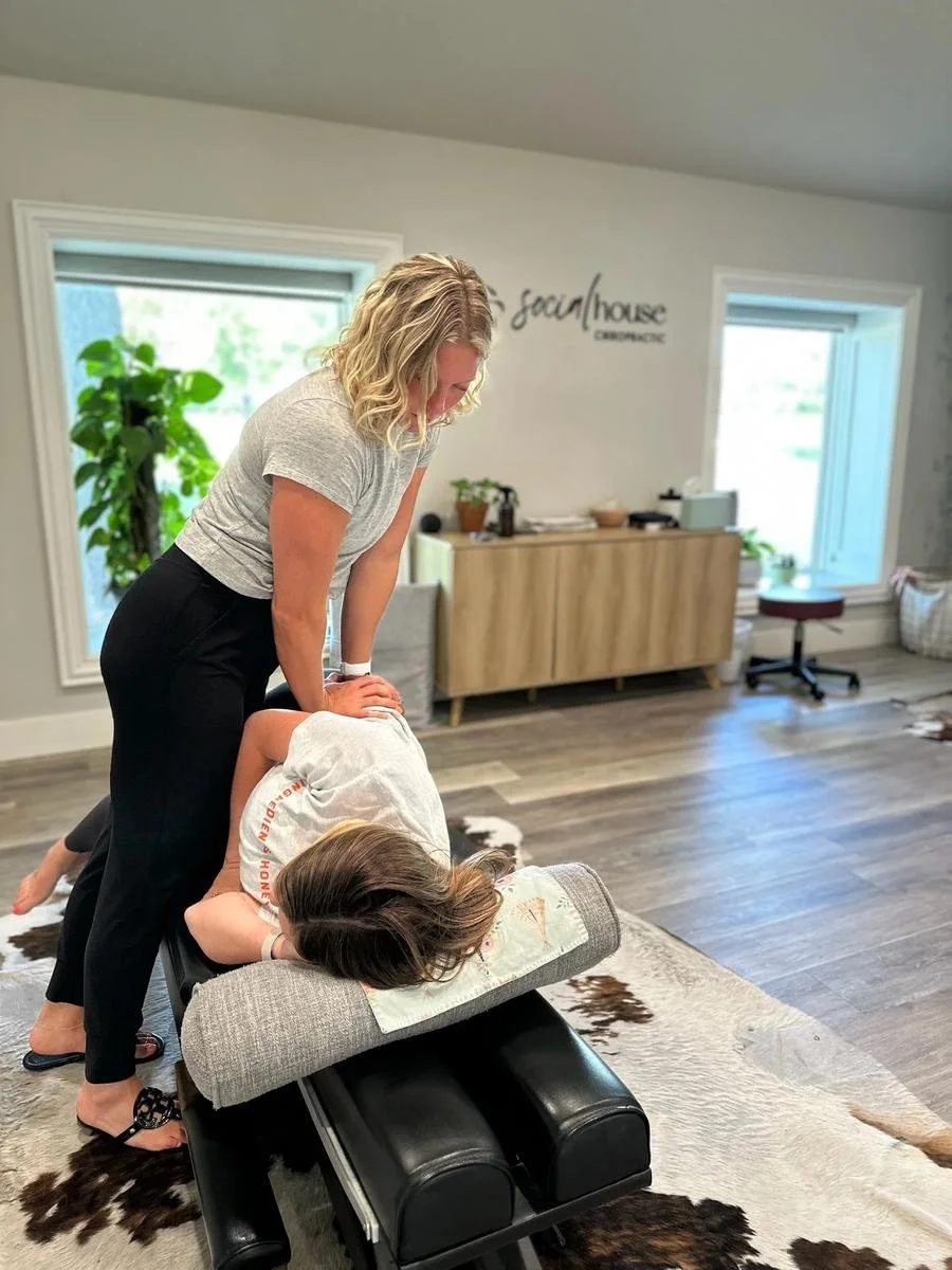 Gentle pediatric chiropractic care supporting children's nervous system regulation at Social House Chiropractic in Prosper, TX.