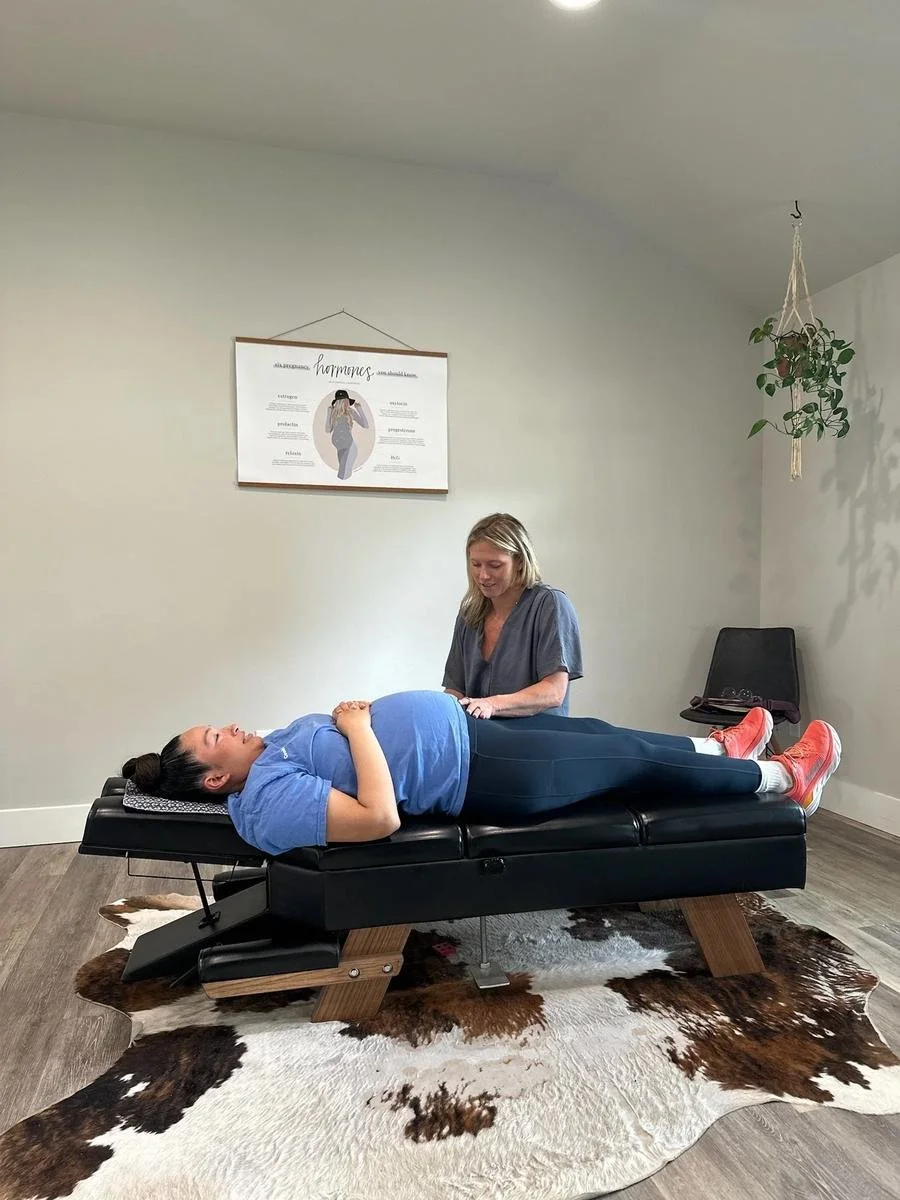 Webster Certified prenatal chiropractic care supporting optimal pelvic balance and baby positioning at Social House Chiropractic in Prosper, TX.