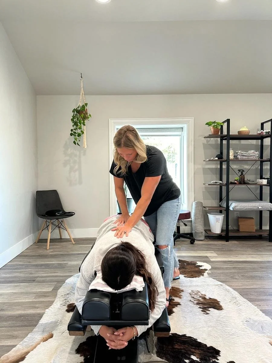 Adult chiropractic adjustment focused on the spine and nervous system at Social House Chiropractic in Prosper, TX. Neurologically-based care for back pain, neck pain, headaches, and stress.