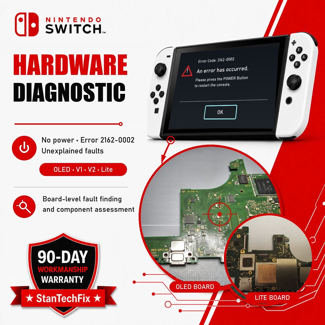 Nintendo Switch Diagnostic Service