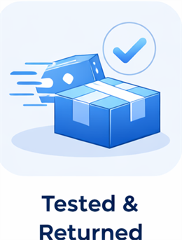 Console or controller tested and returned after repair