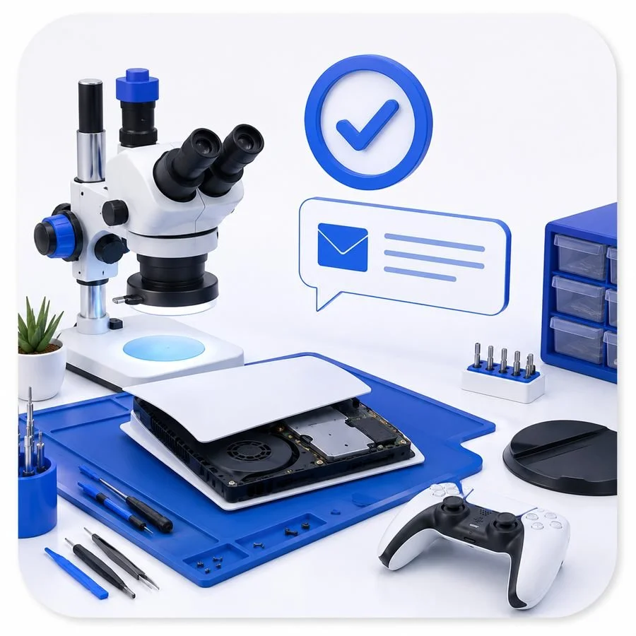 Use tracked postage when sending your device for repair