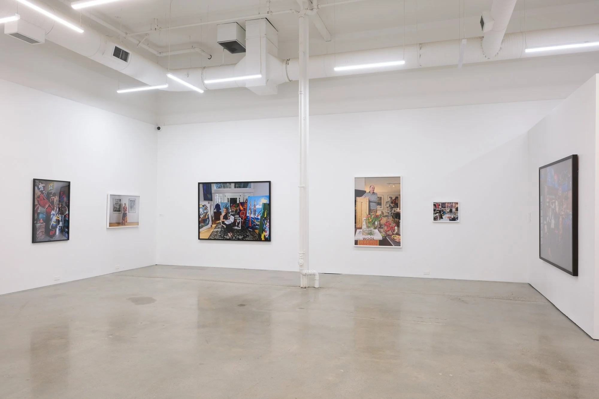 Installation view of "Christos Dikeakos: The Collectors," at Griffin Art Projects, North Vancouver, BC, 2025. Photo: Byron Dauncey, courtesy of Griffin Art Projects.