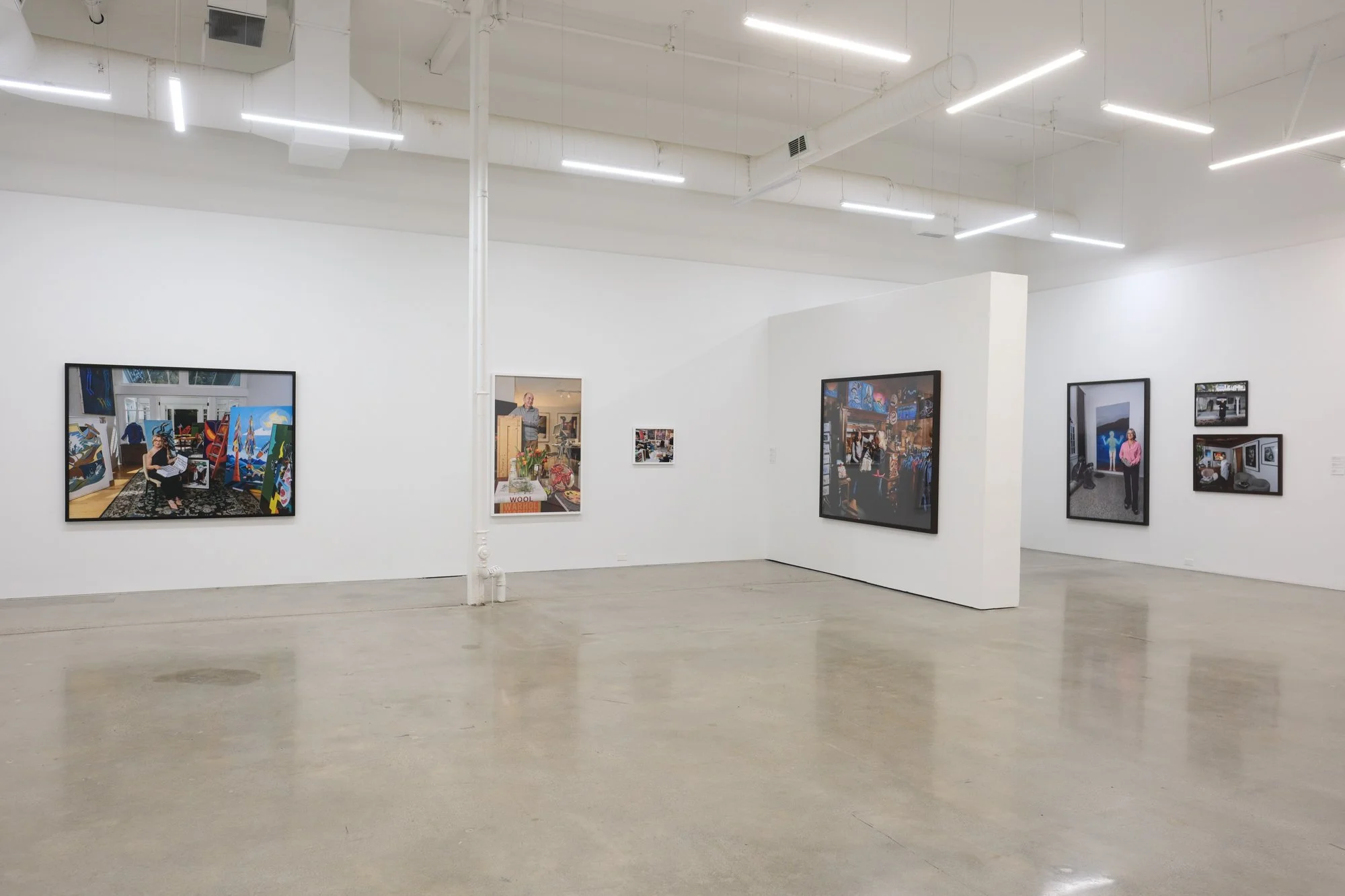 Installation view of "Christos Dikeakos: The Collectors," at Griffin Art Projects, North Vancouver, BC, 2025. Photo: Byron Dauncey, courtesy of Griffin Art Projects.