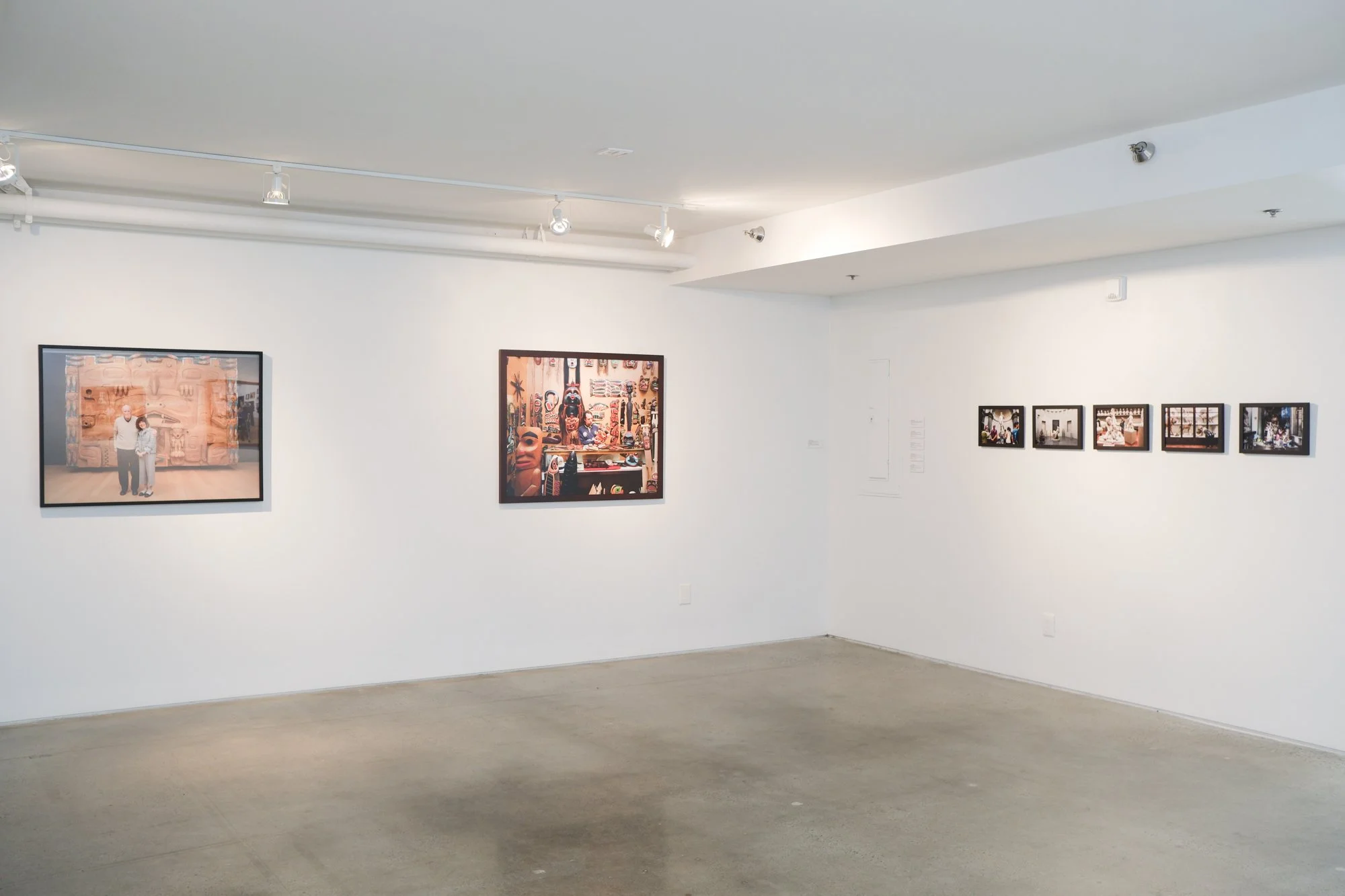 Installation view of "Christos Dikeakos: The Collectors," at Griffin Art Projects, North Vancouver, BC, 2025. Photo: Byron Dauncey, courtesy of Griffin Art Projects.