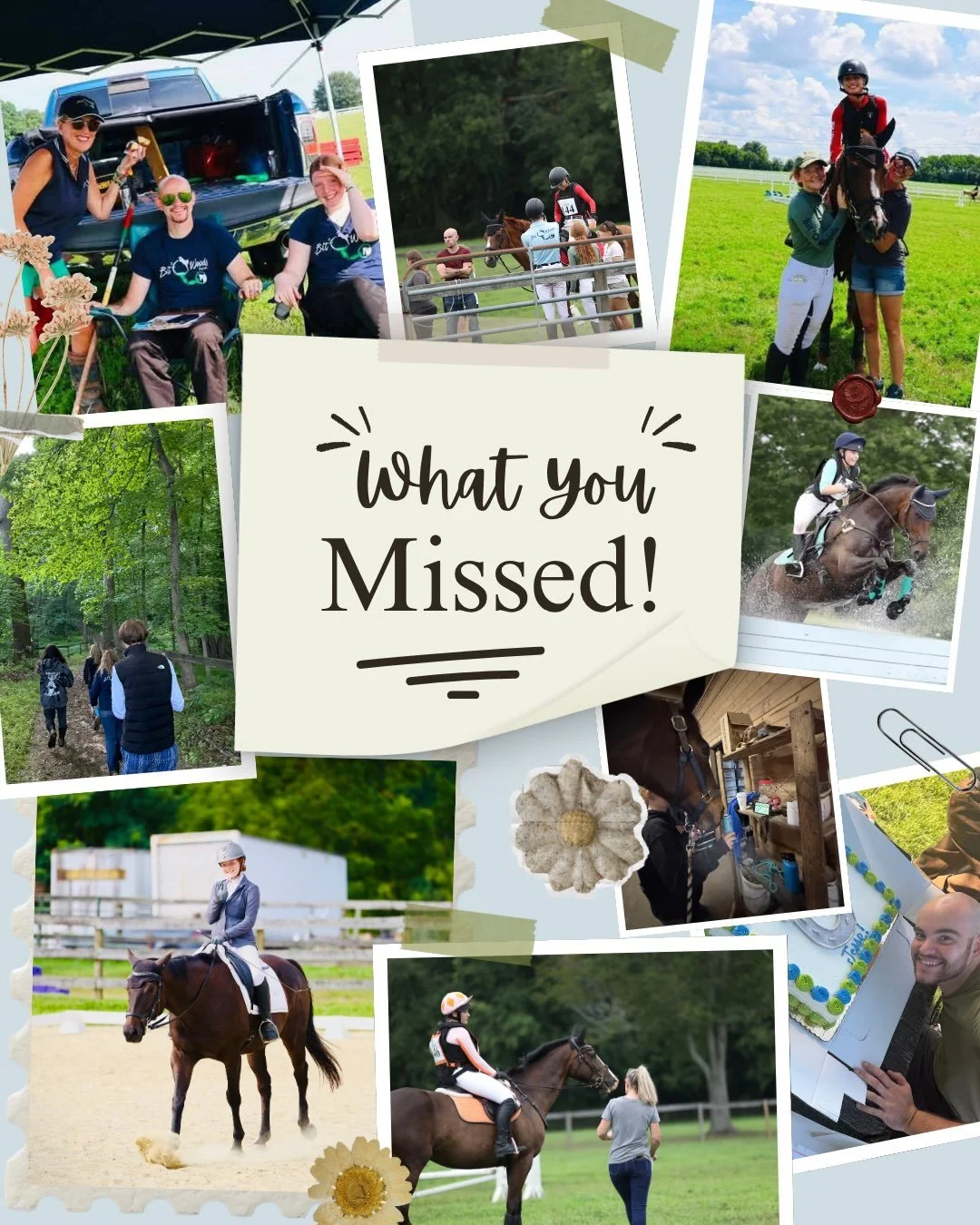 ✨Quick recap on what you missed at Bit O Woods ✨

Wow! Summer flew by quick! 
Our season isn&rsquo;t over just yet though! 

Stay tuned for more exciting news! 🥳

Go BOW! 🐴

#bitowoods