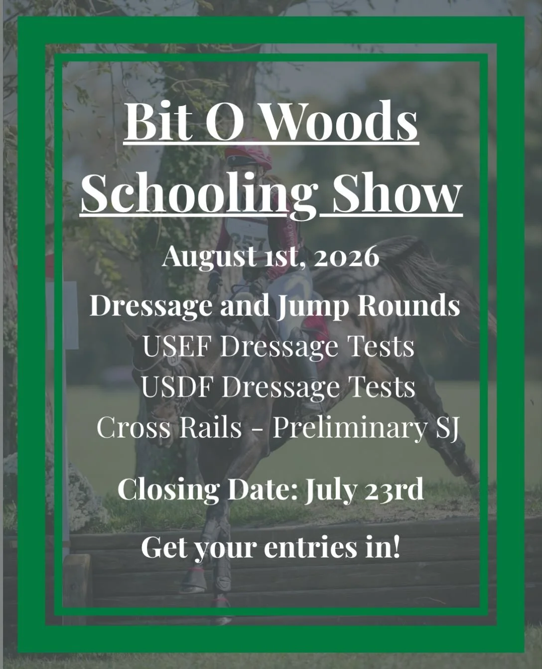 Last chance to get your entries in for our August show!! You can still email entries to the email Bitowoods1@aol.com by tonight to get them in on time! 

Can&rsquo;t wait to see you all there for our last summer show! ☀️

#bitowoodsfarm
