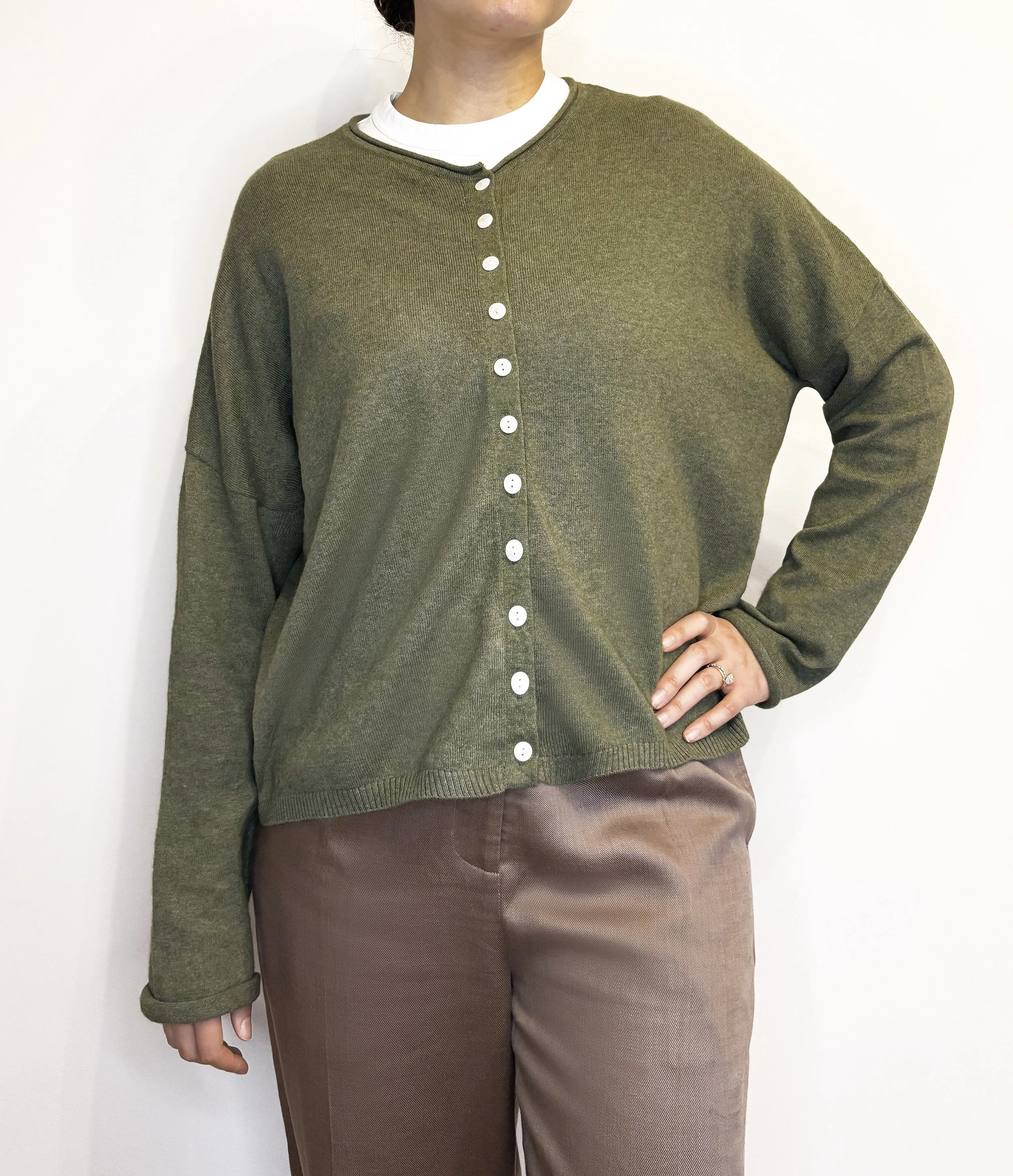Women's Boxy Fit Cardigan