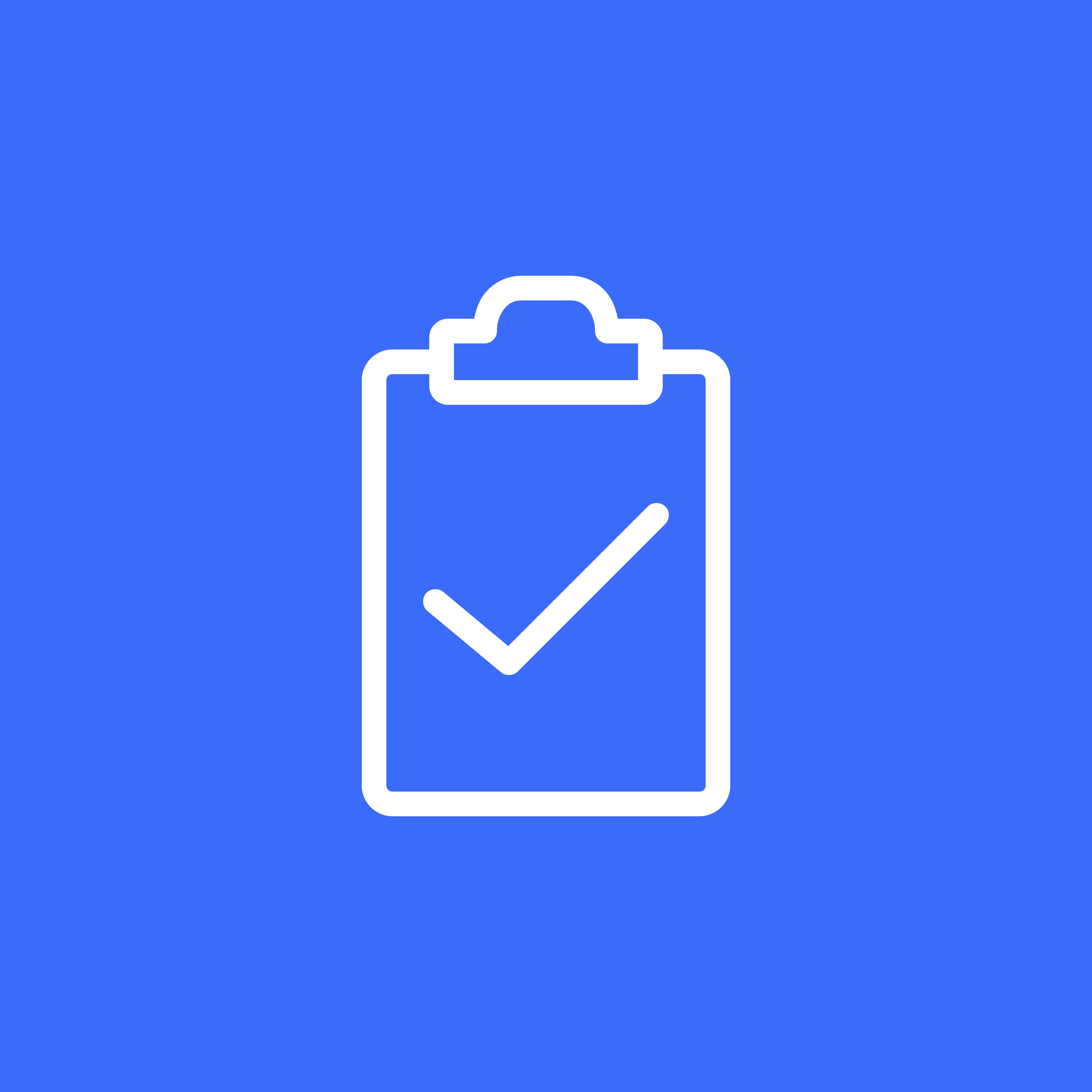 Icono de una agenda con una línea representando una lista de tareas en una pantalla azul