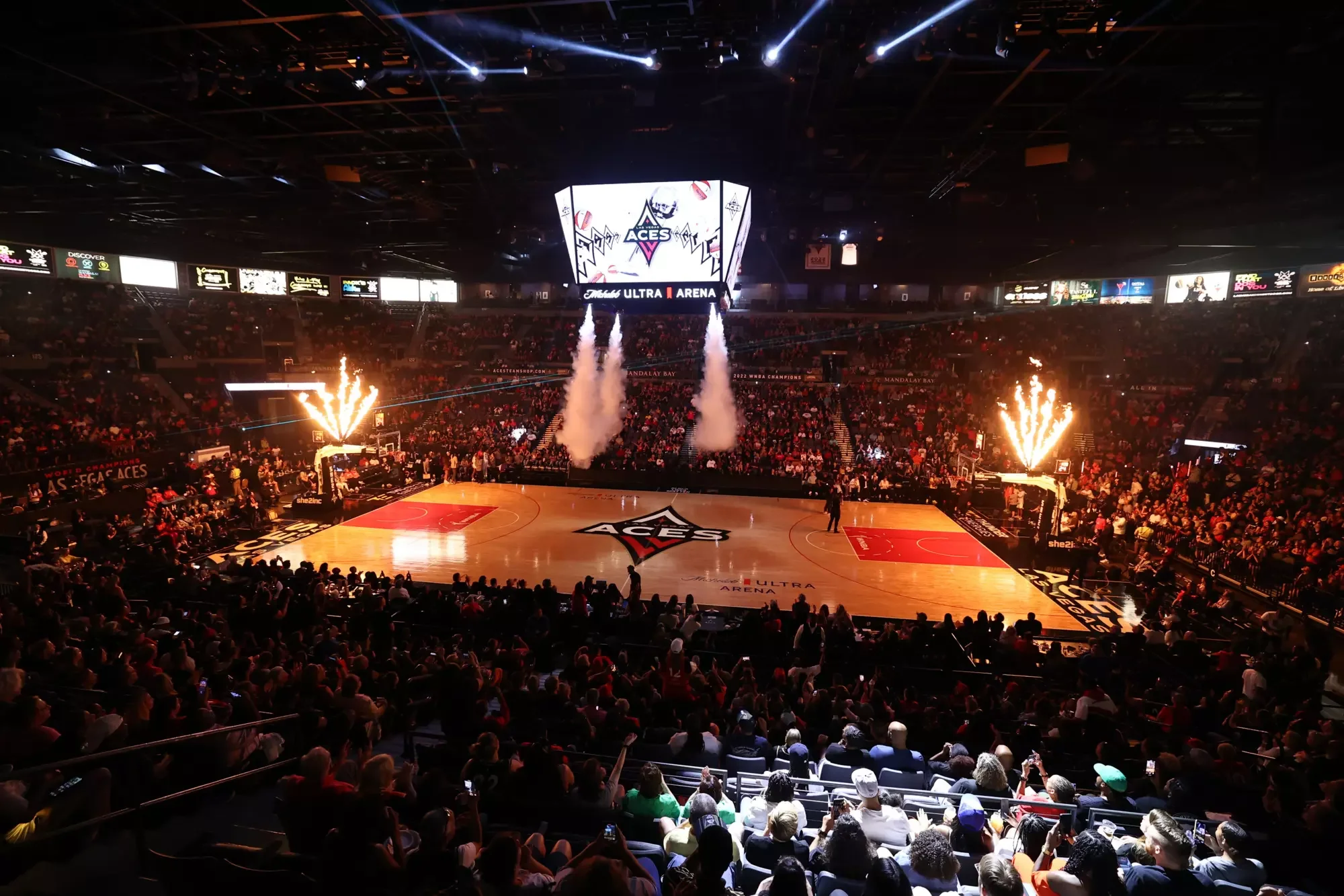 Las vegas aces Michelob Ultra Arena.webp